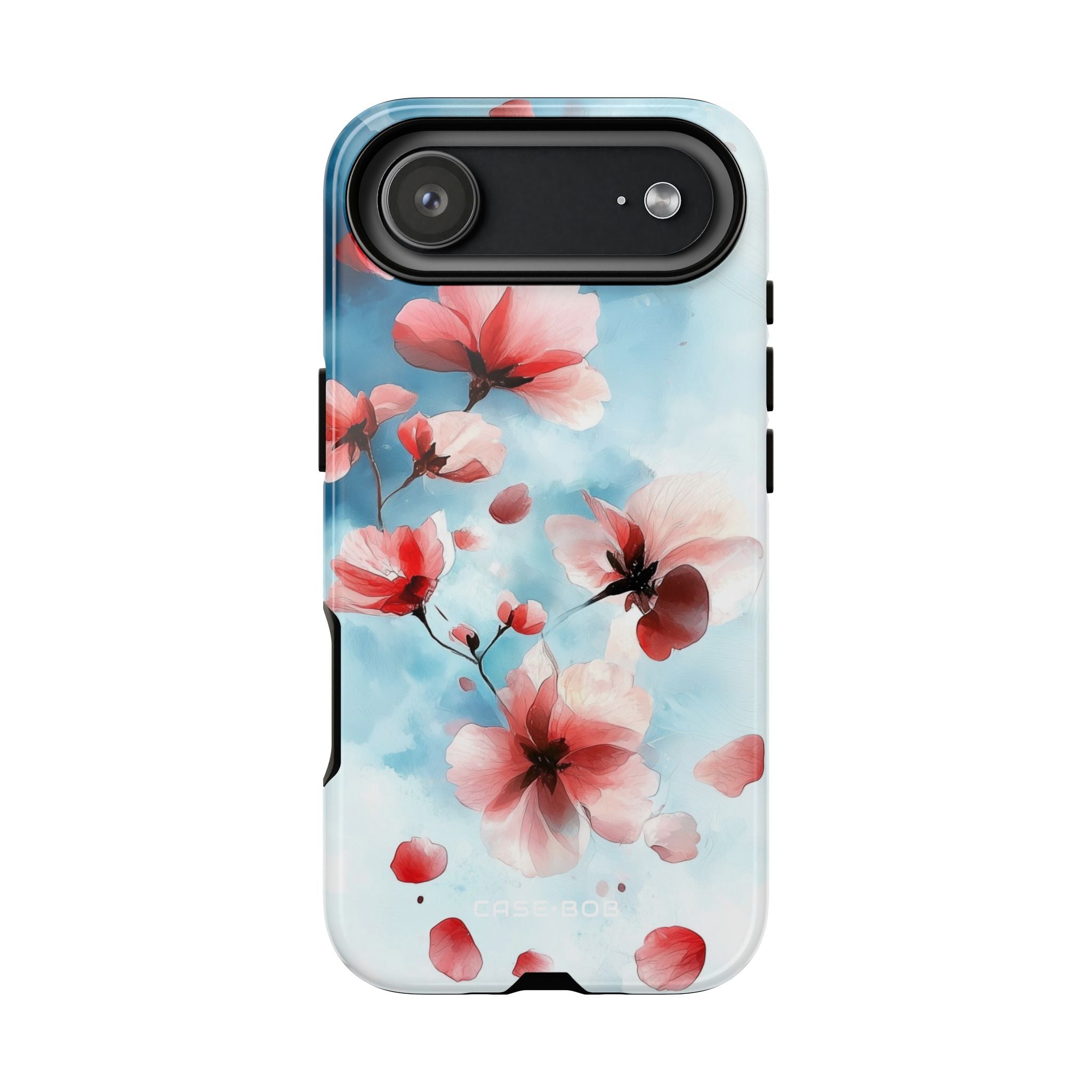 Pink Blossom Drift iPhone 17 Air Case - Tough - CASE•BOB