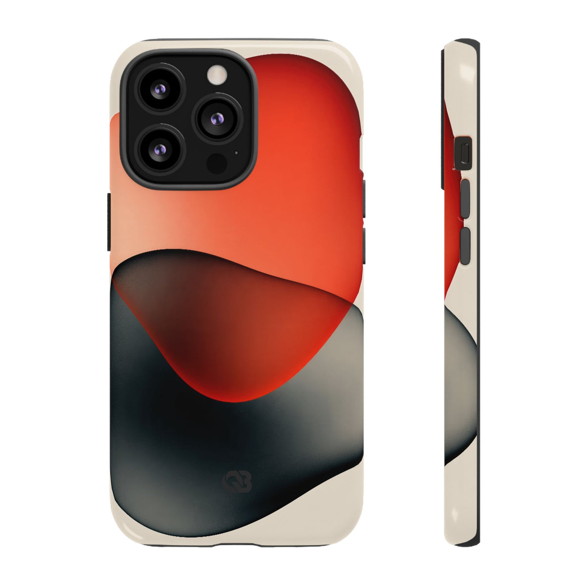 Translucent Crimson Form · Tough Phone Case for iPhone · Red