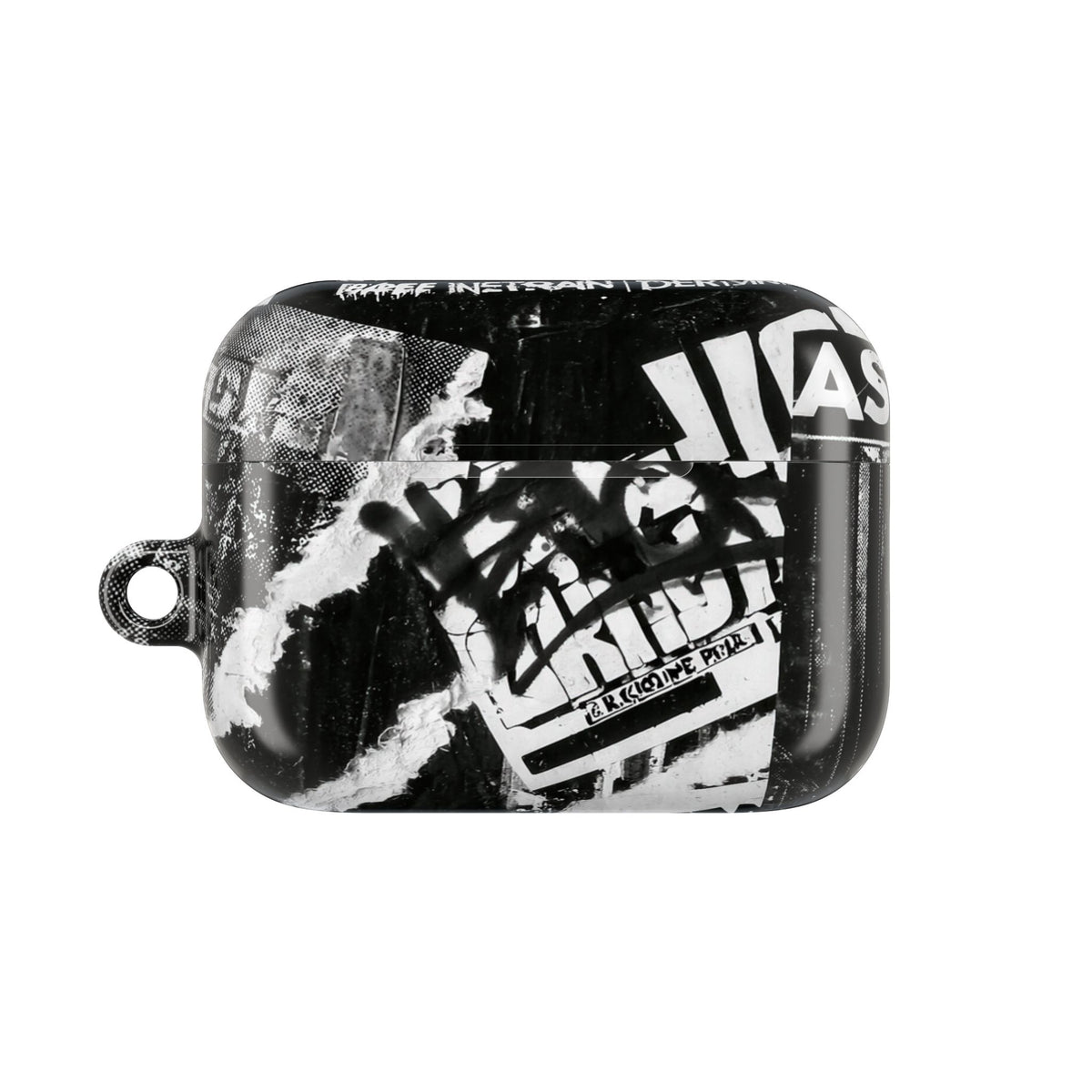 Underground Punk Collage · Hard Case for AirPods & AirPods Pro · Black