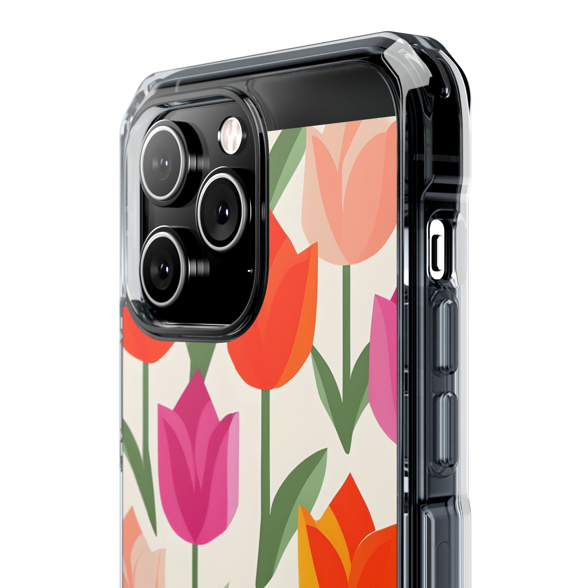 Vibrant Petal Grid · Impact Handyhülle für iPhone · Magsafe