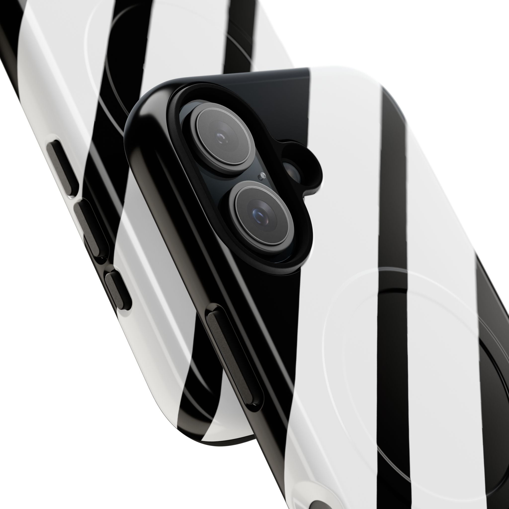 Obsidian White Bars · Tough+ Phone Case for iPhone · Magsafe