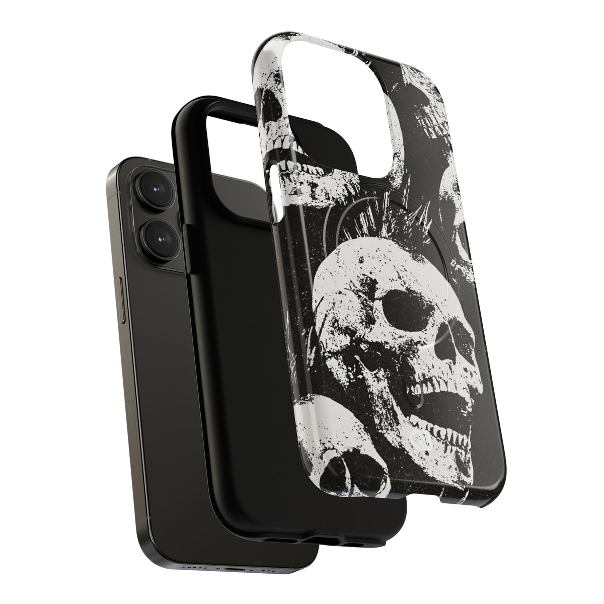 Punk Skull Riot · Tough 2.0 Magnetic Phone Case for iPhone · Black
