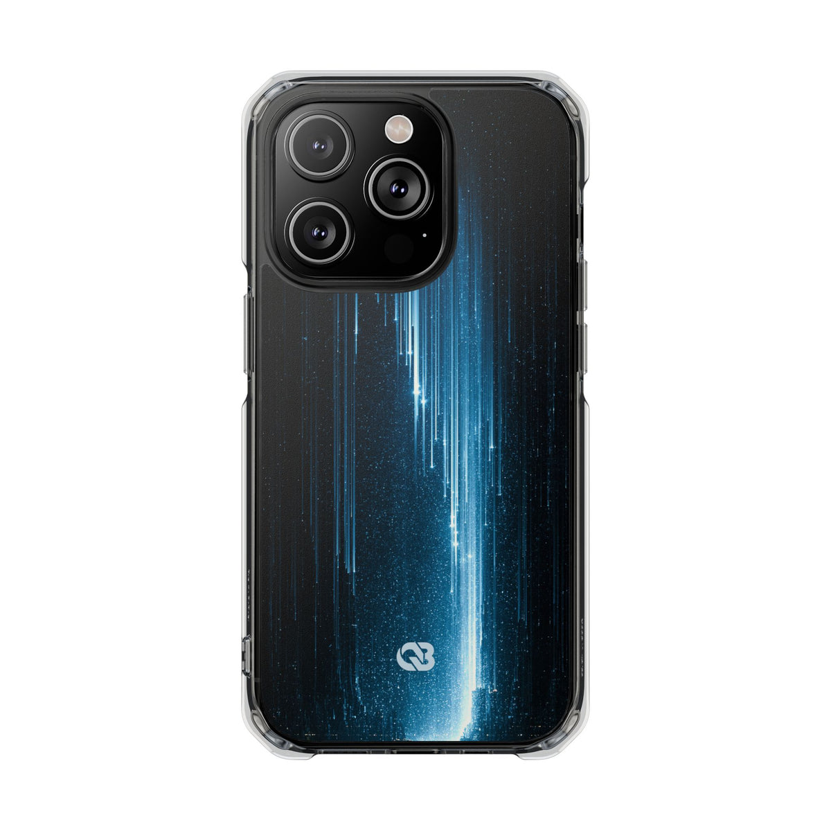 Nocturnal Cascade · Clear Impact Magnetic Phone Case for iPhone · Black