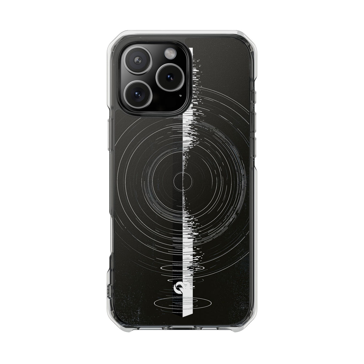 Black Impact MagSafe Phone Case for iPhone - Obsidian Orbital Signal