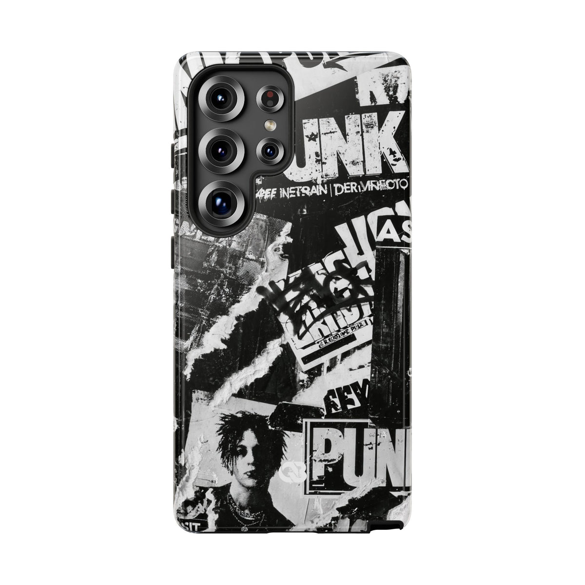 Underground Punk Collage · Tough Phone Case for Samsung · Black