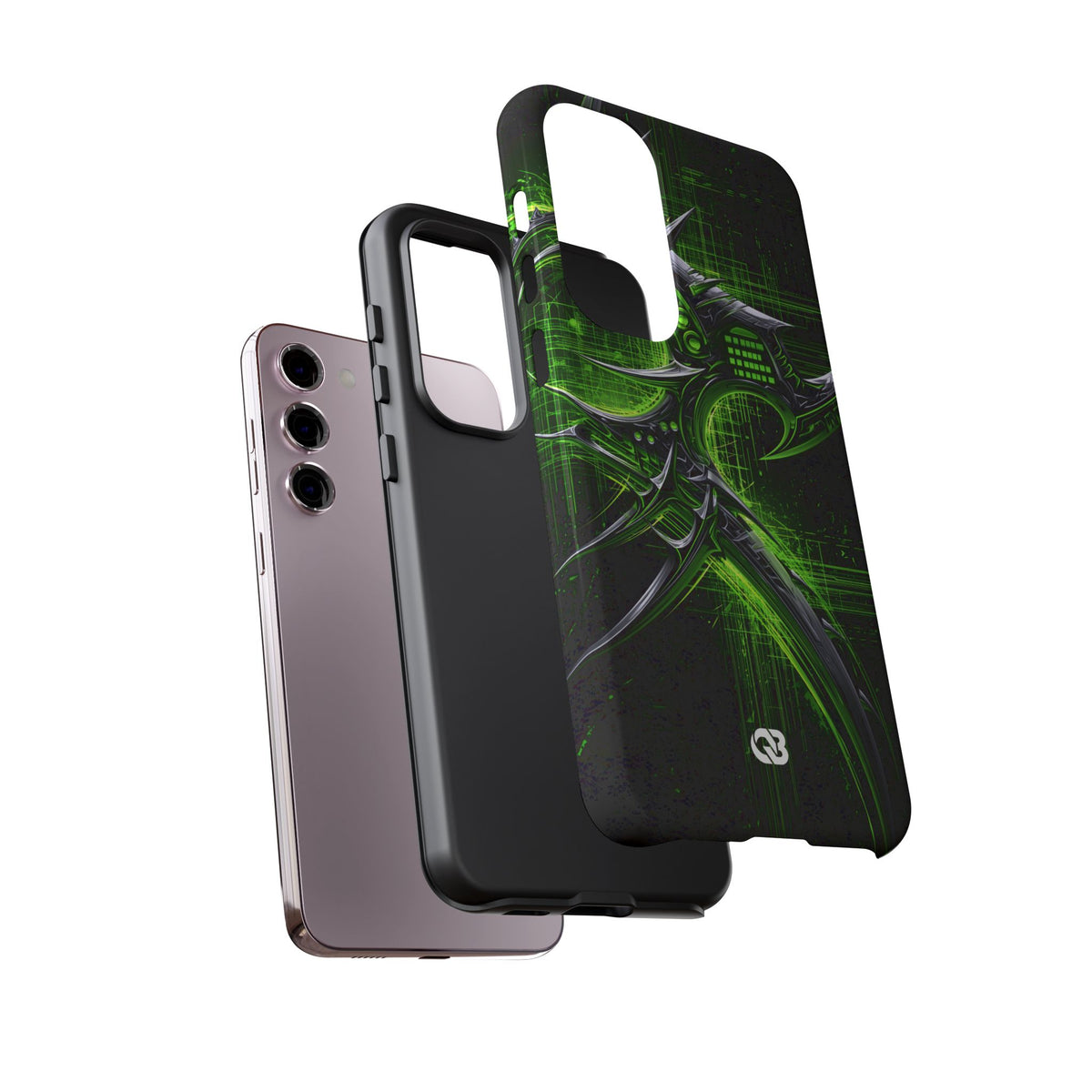 Cyber Sigil Grid · Tough Phone Case for Samsung · Green