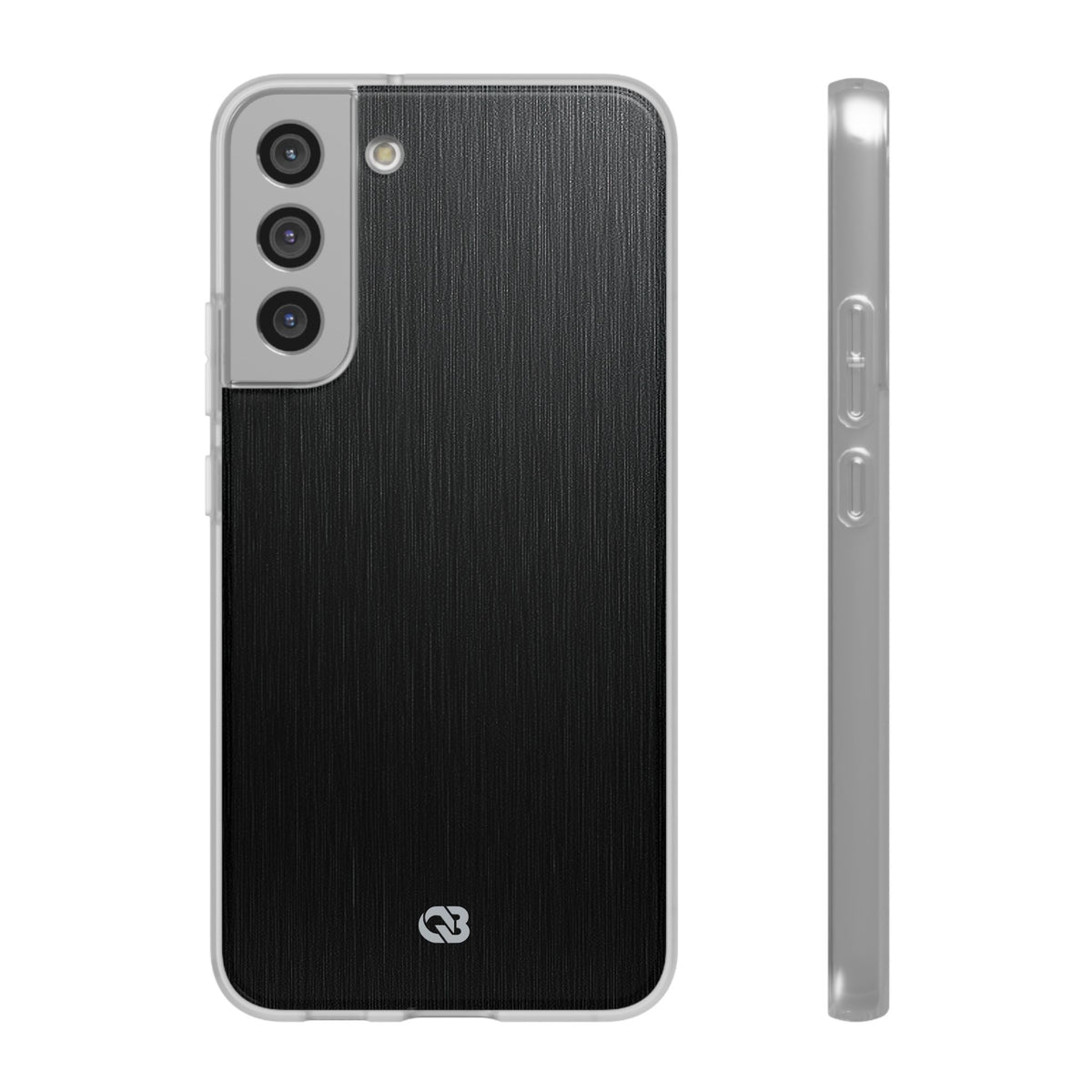 Obsidian Brushed Steel · Lite Phone Case for Samsung · Black
