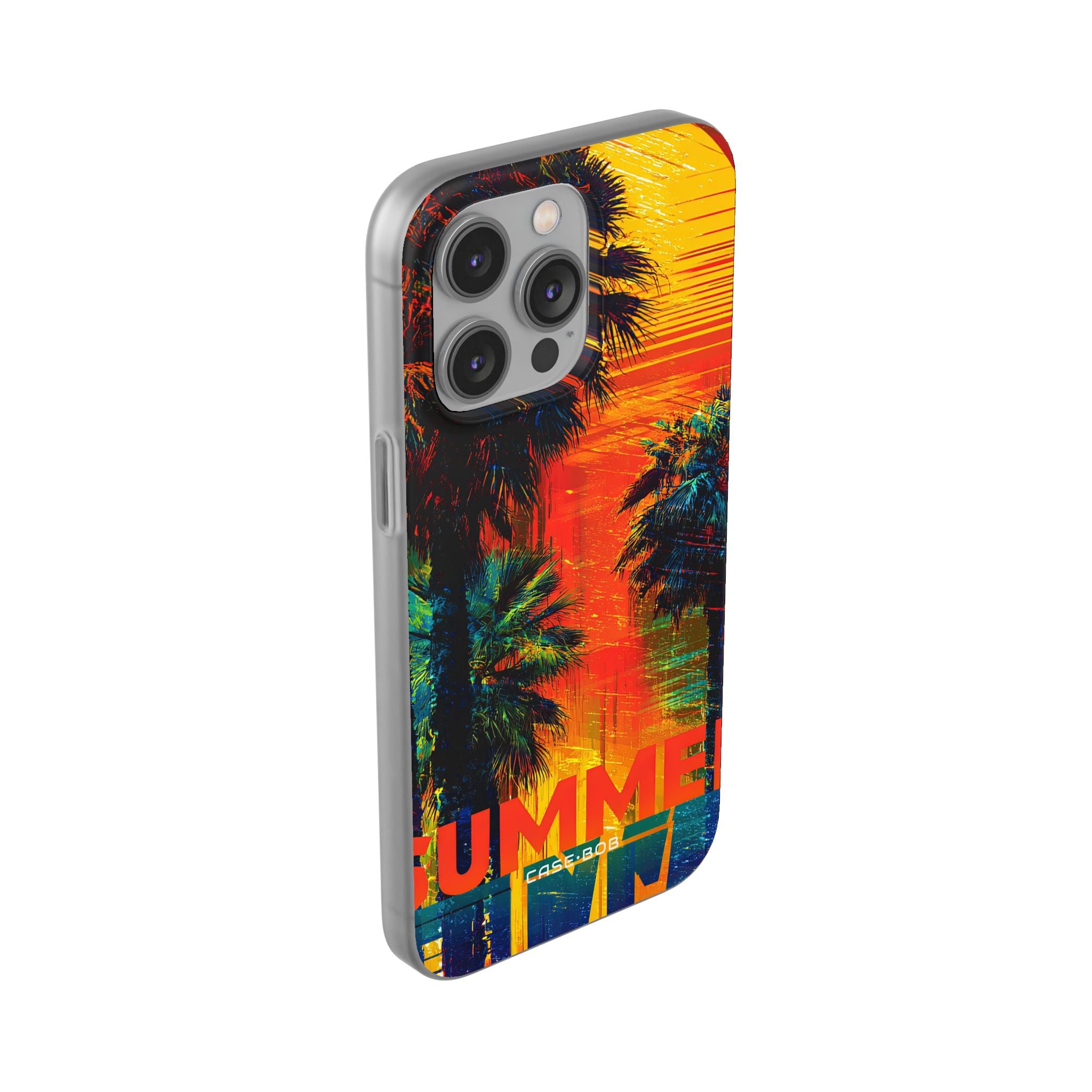 Tropical Sunburst iPhone 14 Pro Max Case - Soft