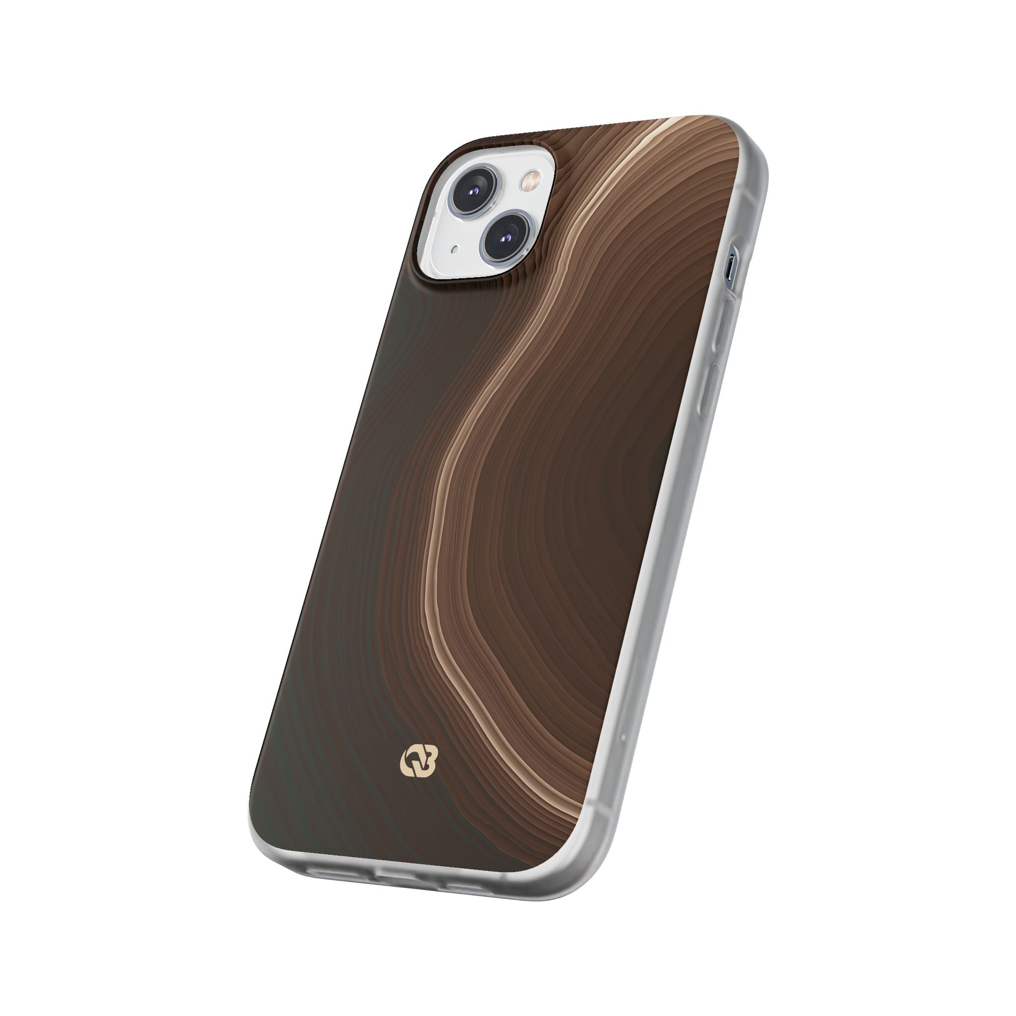 Brown Lite Phone Case for iPhone - Bronzed Canyon Relief