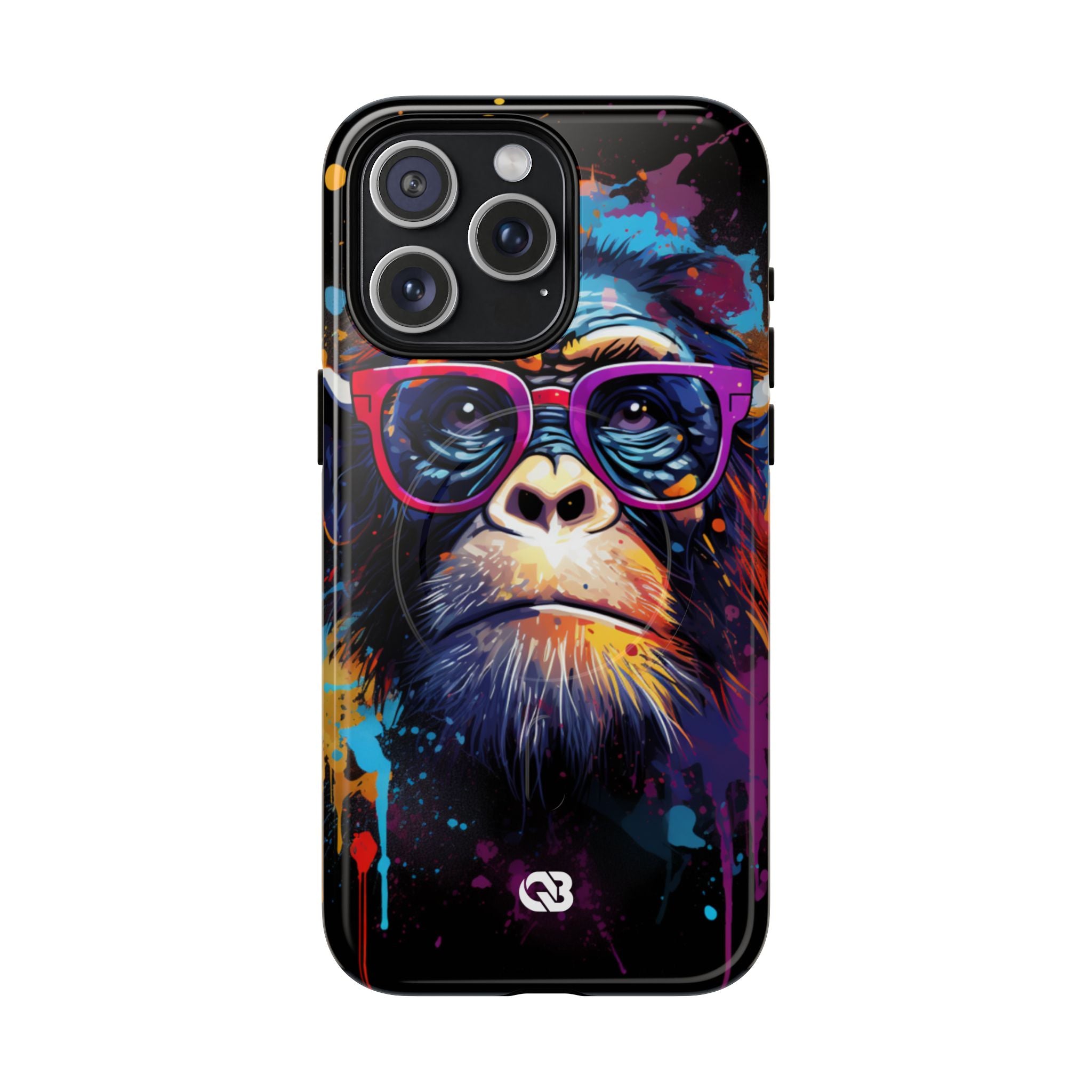 Neon Splatter Primate · Tough+ Magsafe