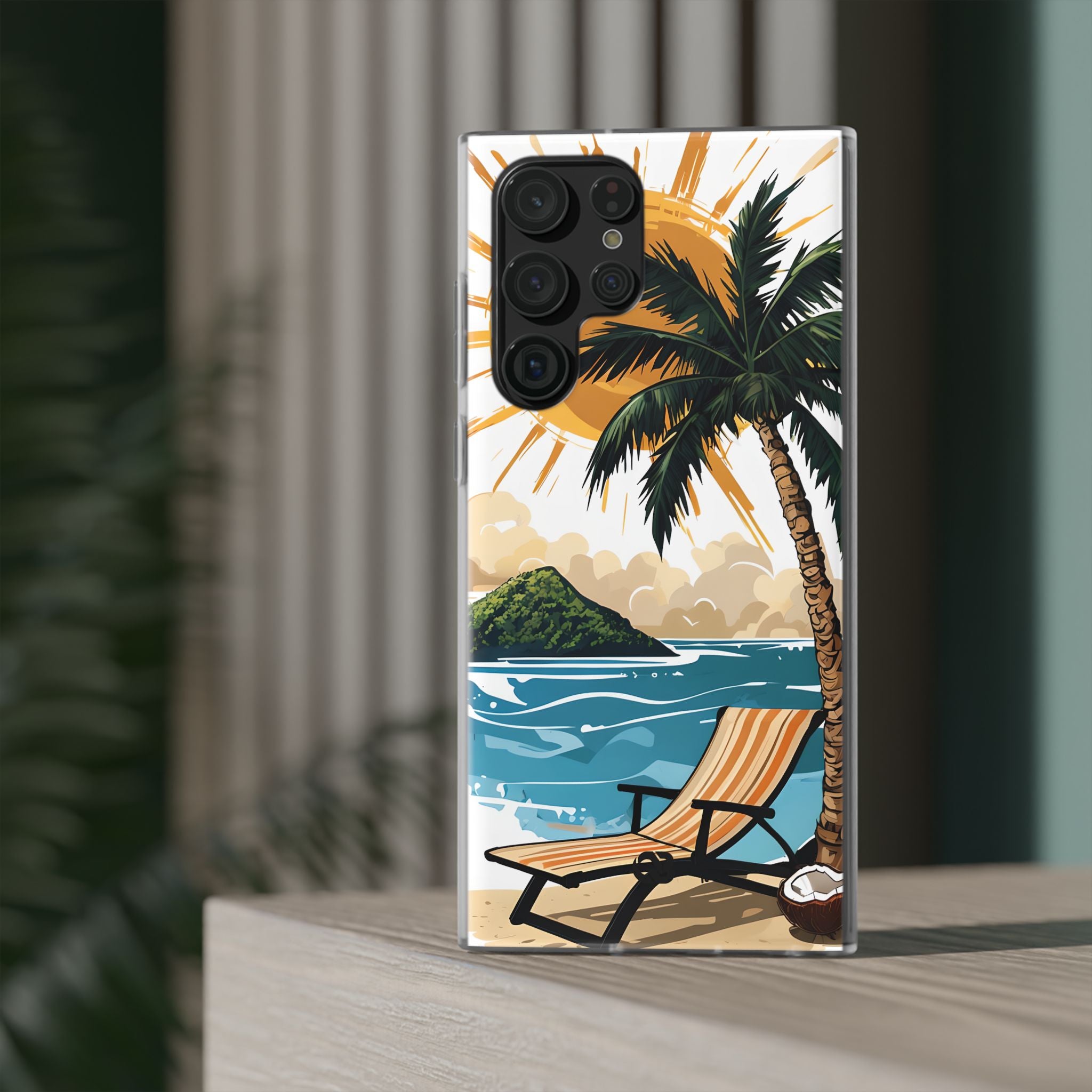 Radiant Coast Solitude · Soft Handyhülle für Samsung