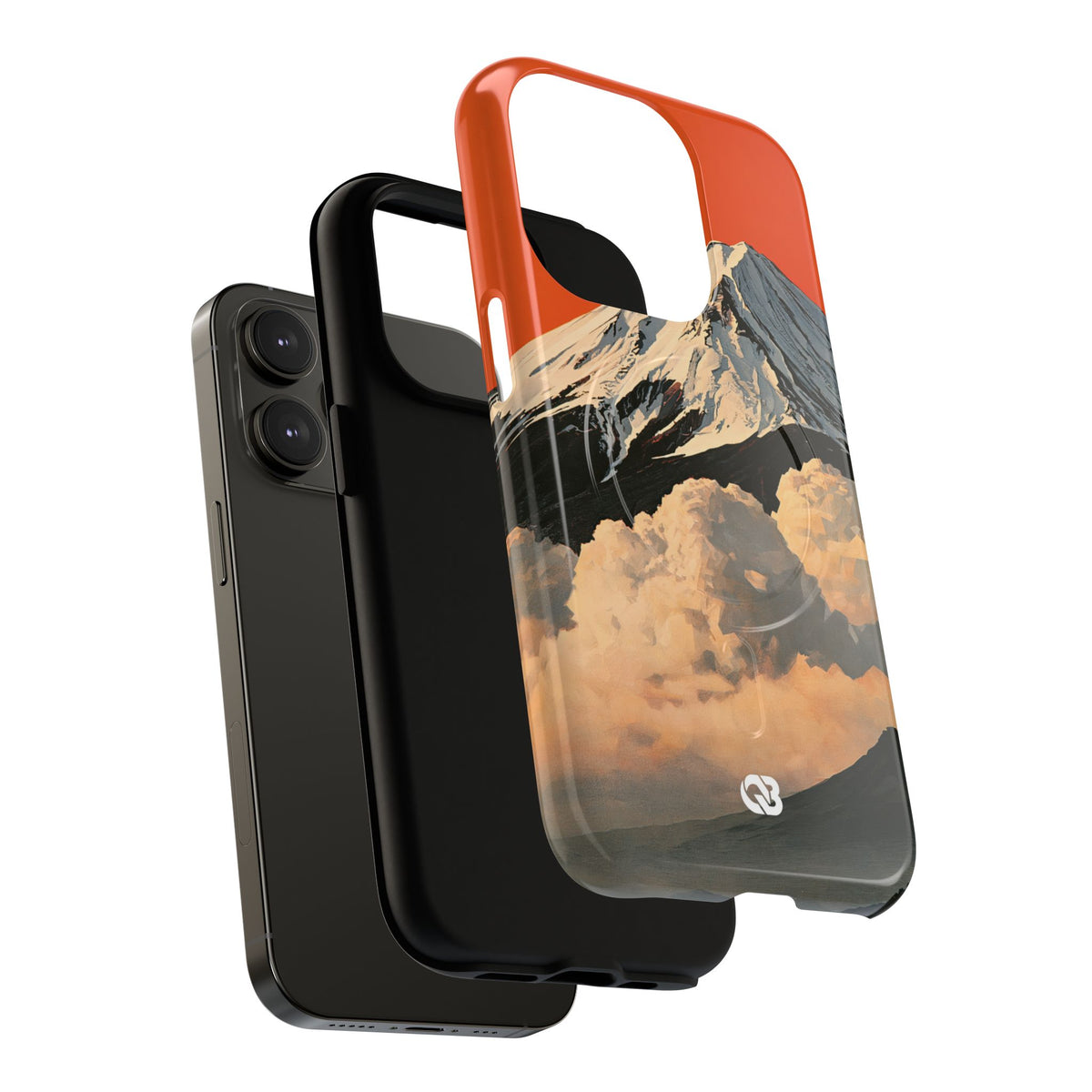 Sacred Peak Fuji · Tough 2.0 Magnetic Phone Case for iPhone · Orange