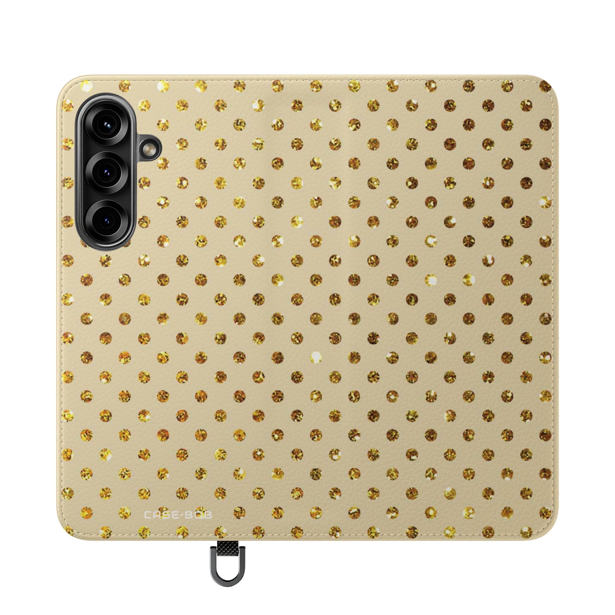 Golden Sparkle - Samsung S25 Case - Wallet