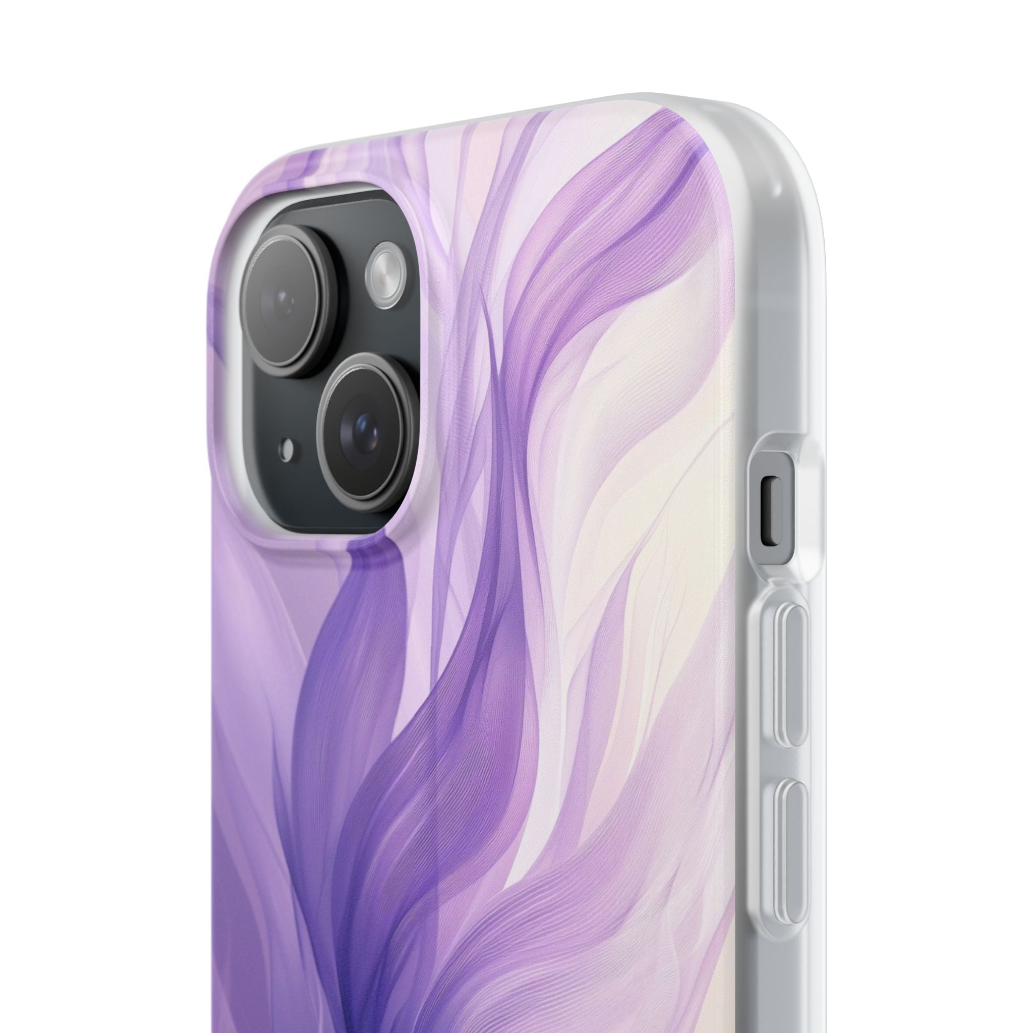 Amethyst Silk Waves · Soft Hoesje voor iPhone