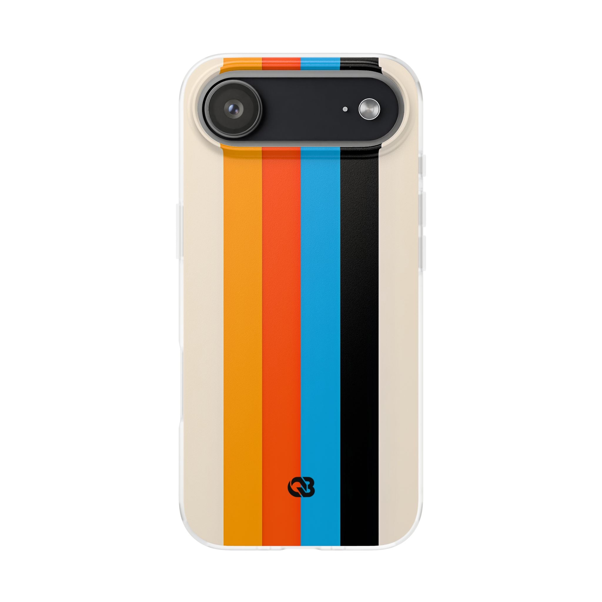 Retro Racing Stripes · Soft Phone Case for iPhone
