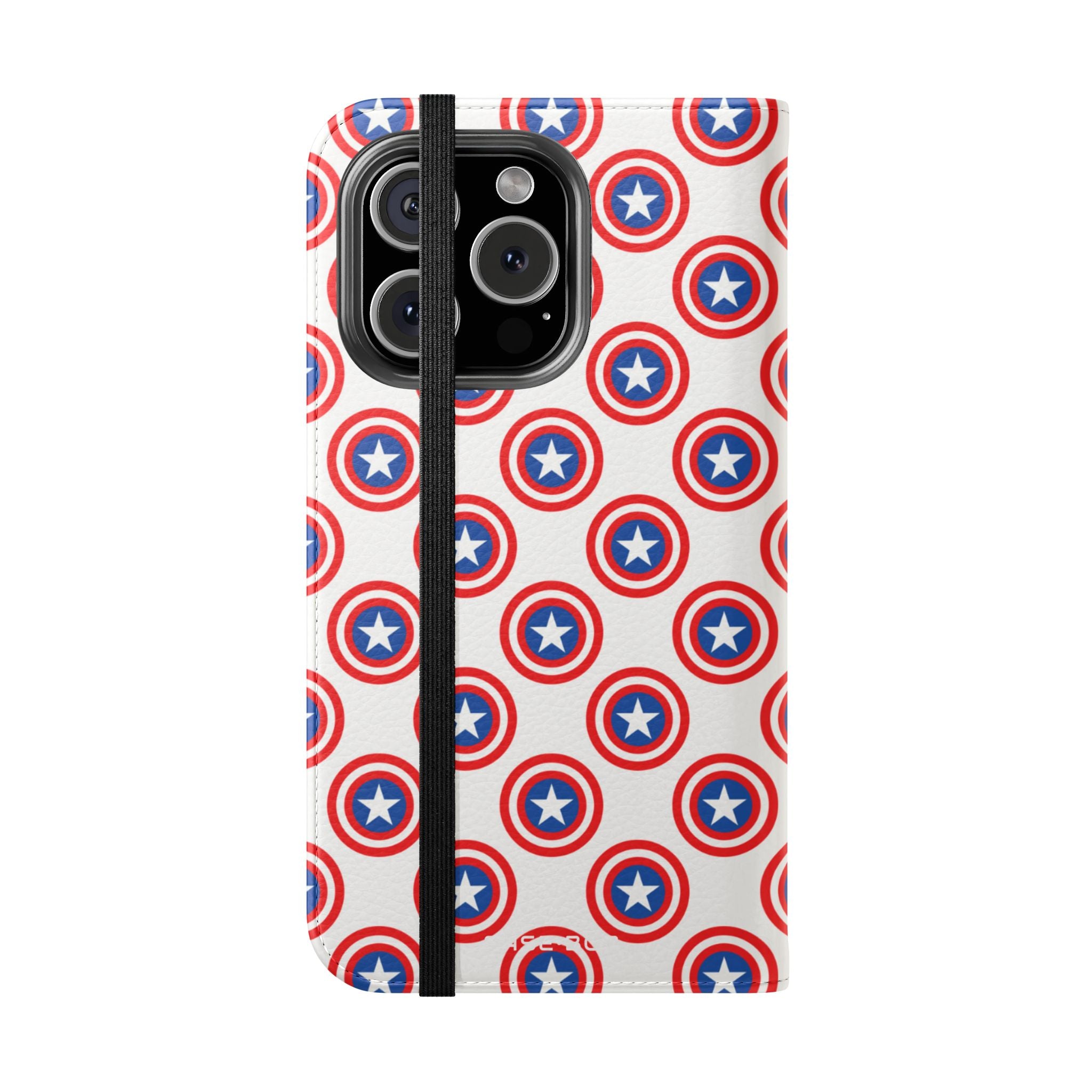 Star Shield Pattern - iPhone 16 Pro Case - Wallet
