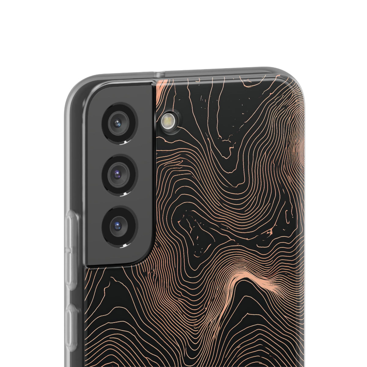 Mesa Elevation Contour · Lite Phone Case for Samsung · Black