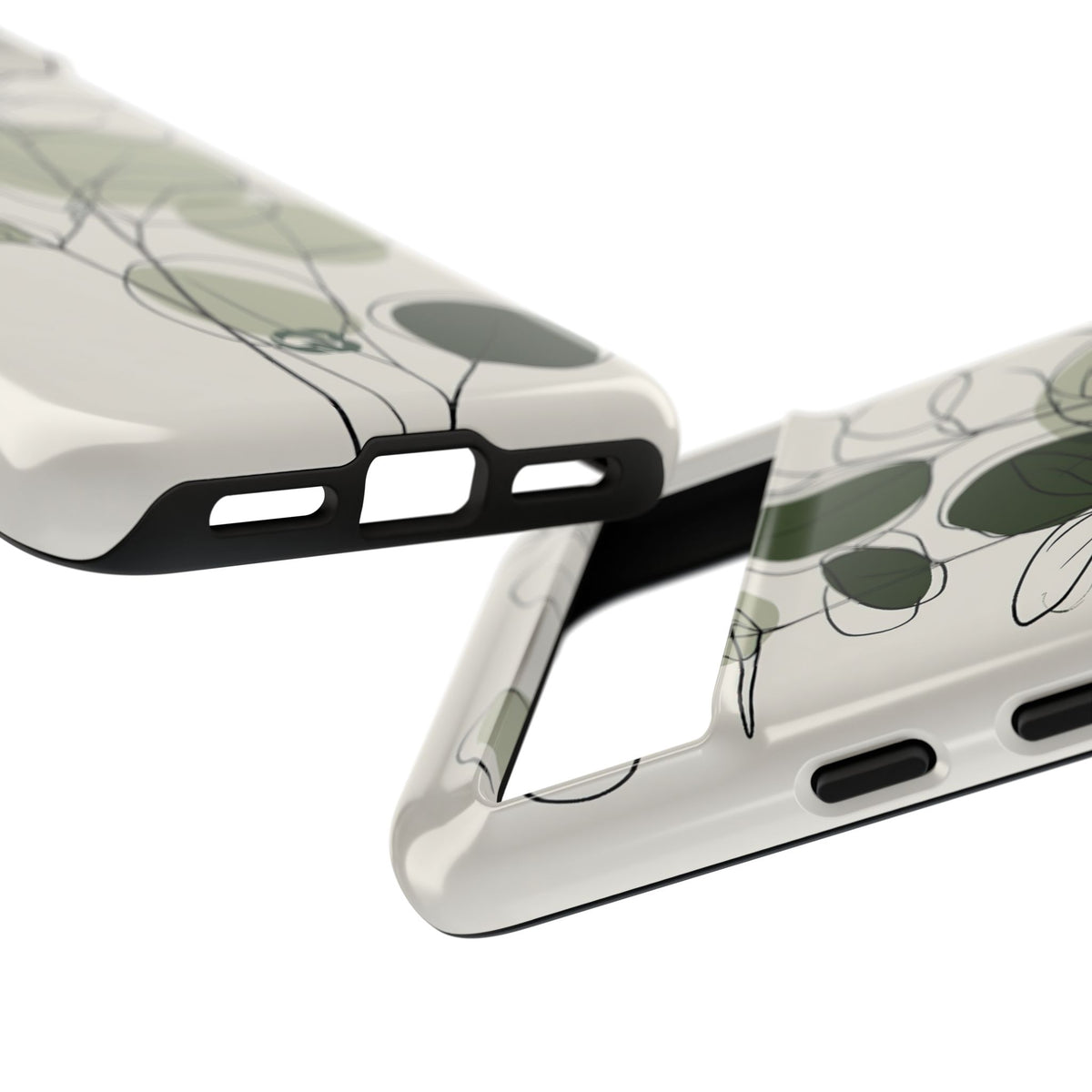 Eucalyptus Foliage Study · Tough Phone Case for Pixel · Green