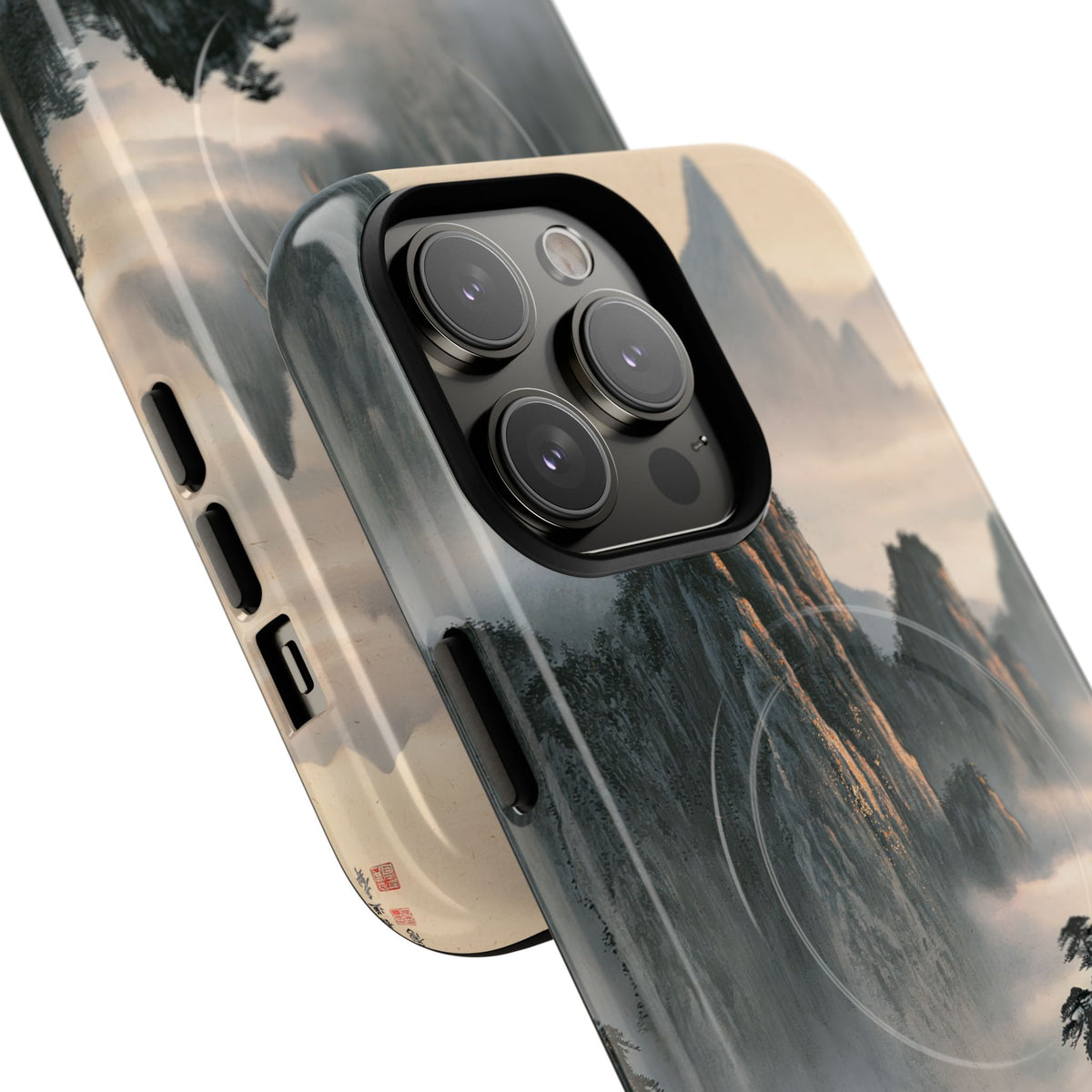 Sacred Mountain Mist · Tough 2.0 Magnetic Phone Case for iPhone · Beige