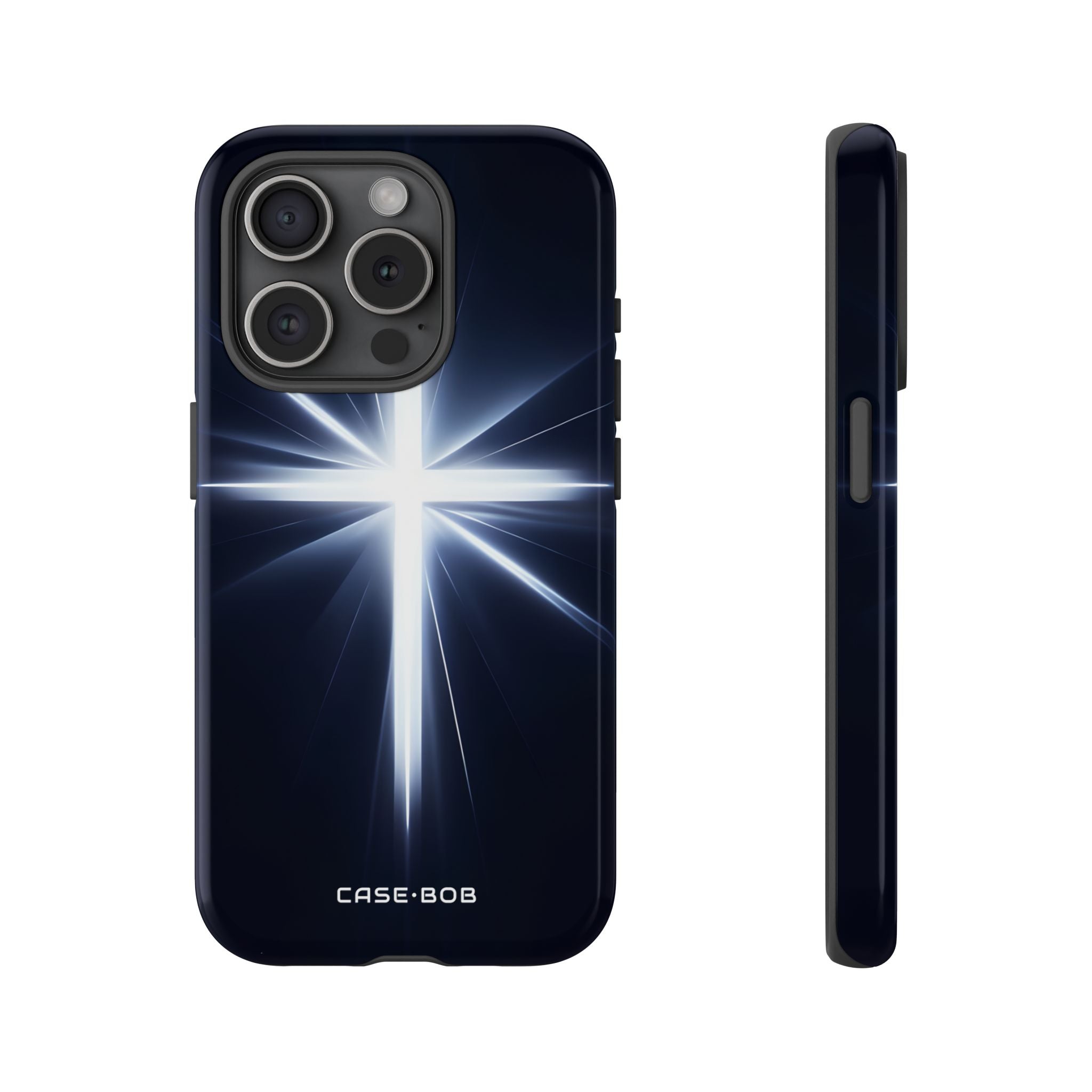 Gloeiende Crossburst iPhone 15 Pro Case - Tough