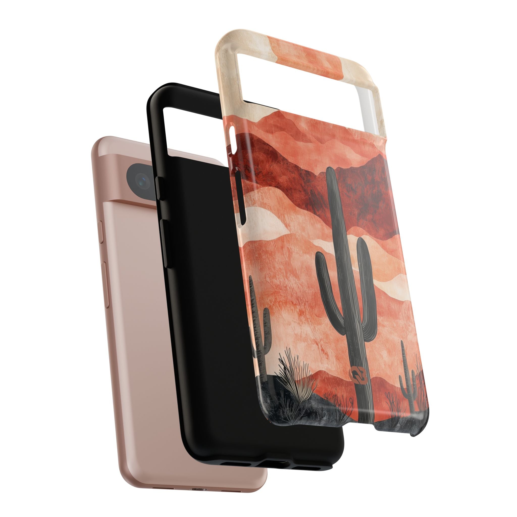Terracotta Desert Sun · Tough Handyhülle für Google Pixel
