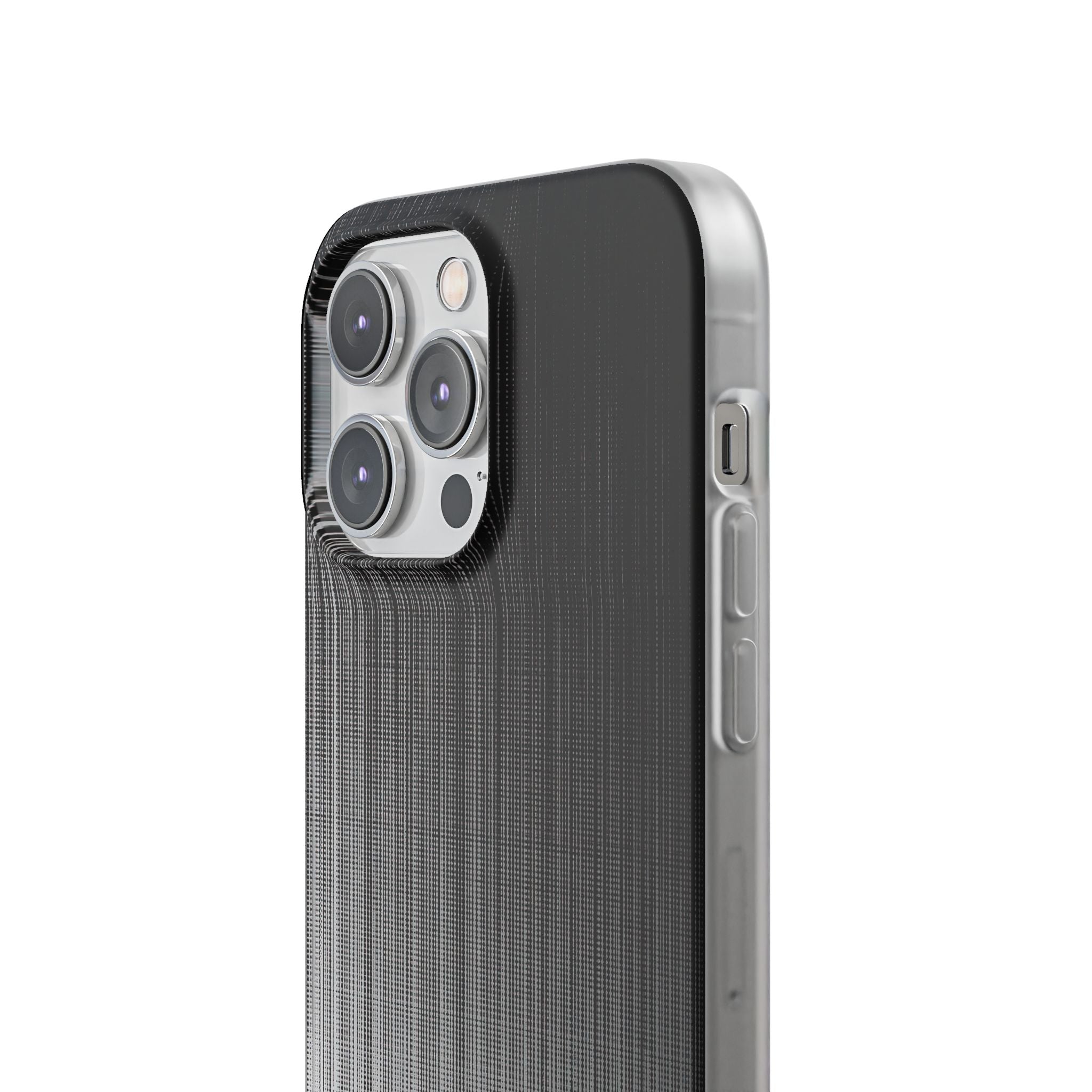 Grey Lite Phone Case for iPhone - Static Vertical Dither