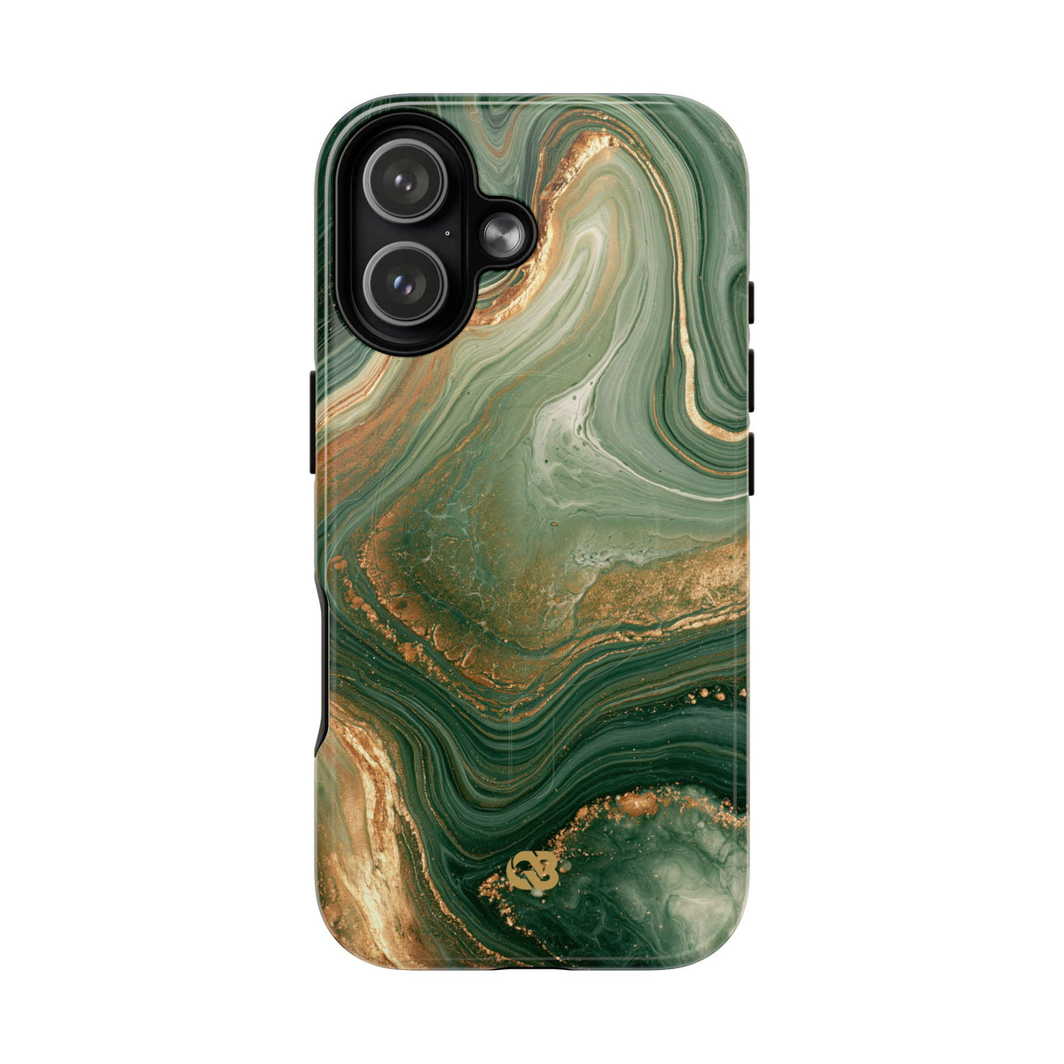 Jade Suminagashi · Tough 2.0 Magnetic Phone Case for iPhone · Green