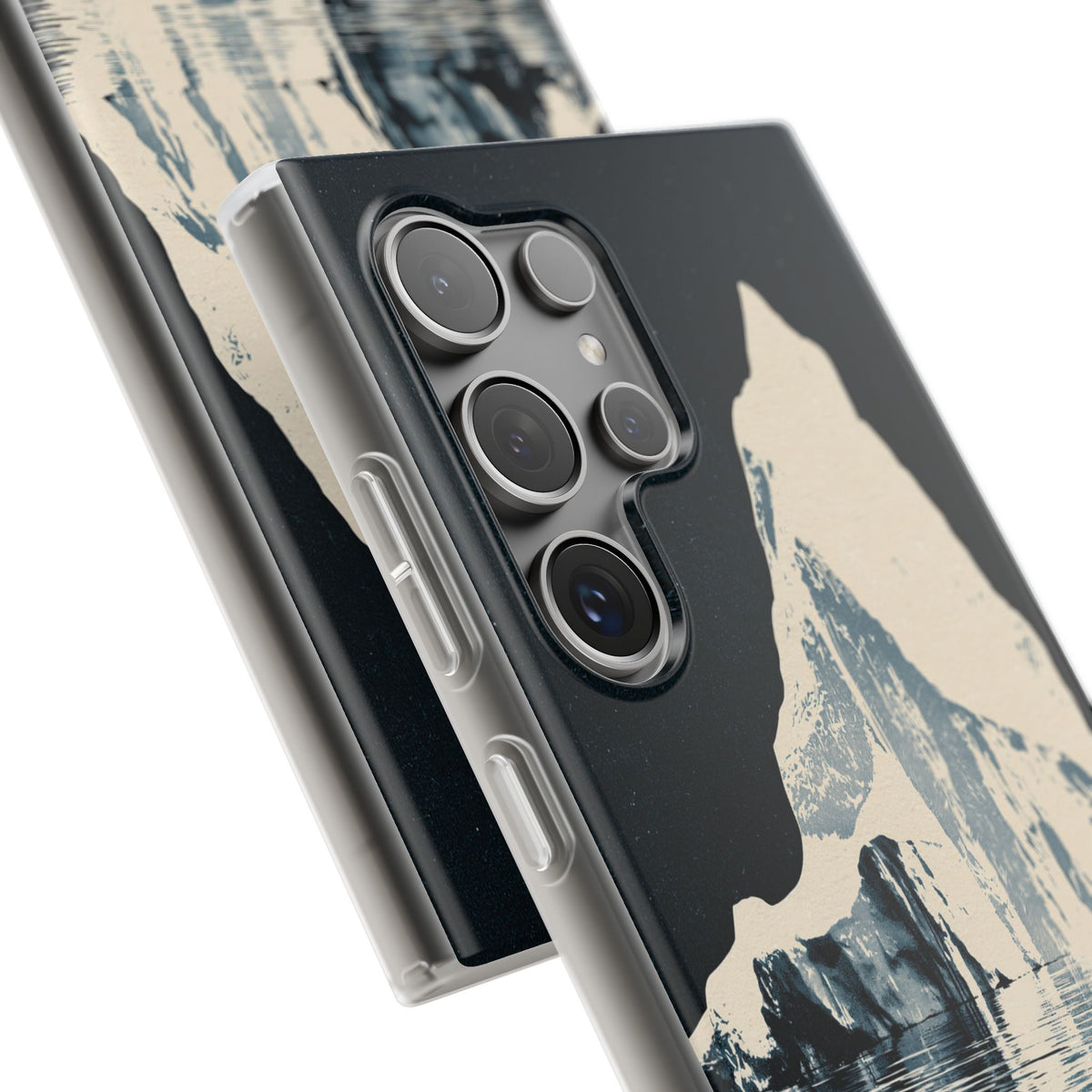 Blue Lite Phone Case for Samsung - Frozen Navy Monolith