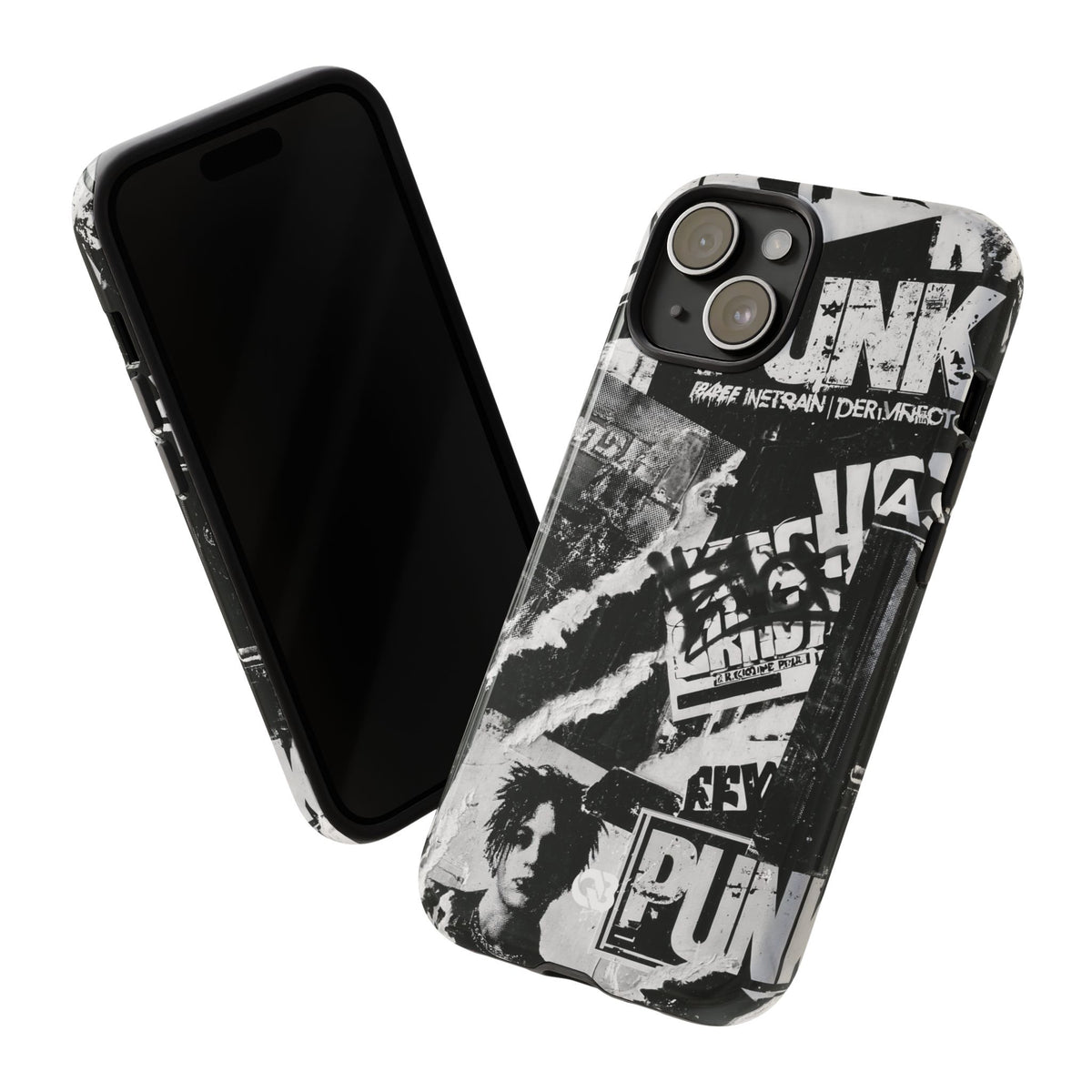 Underground Punk Collage · Tough Phone Case for iPhone · Black