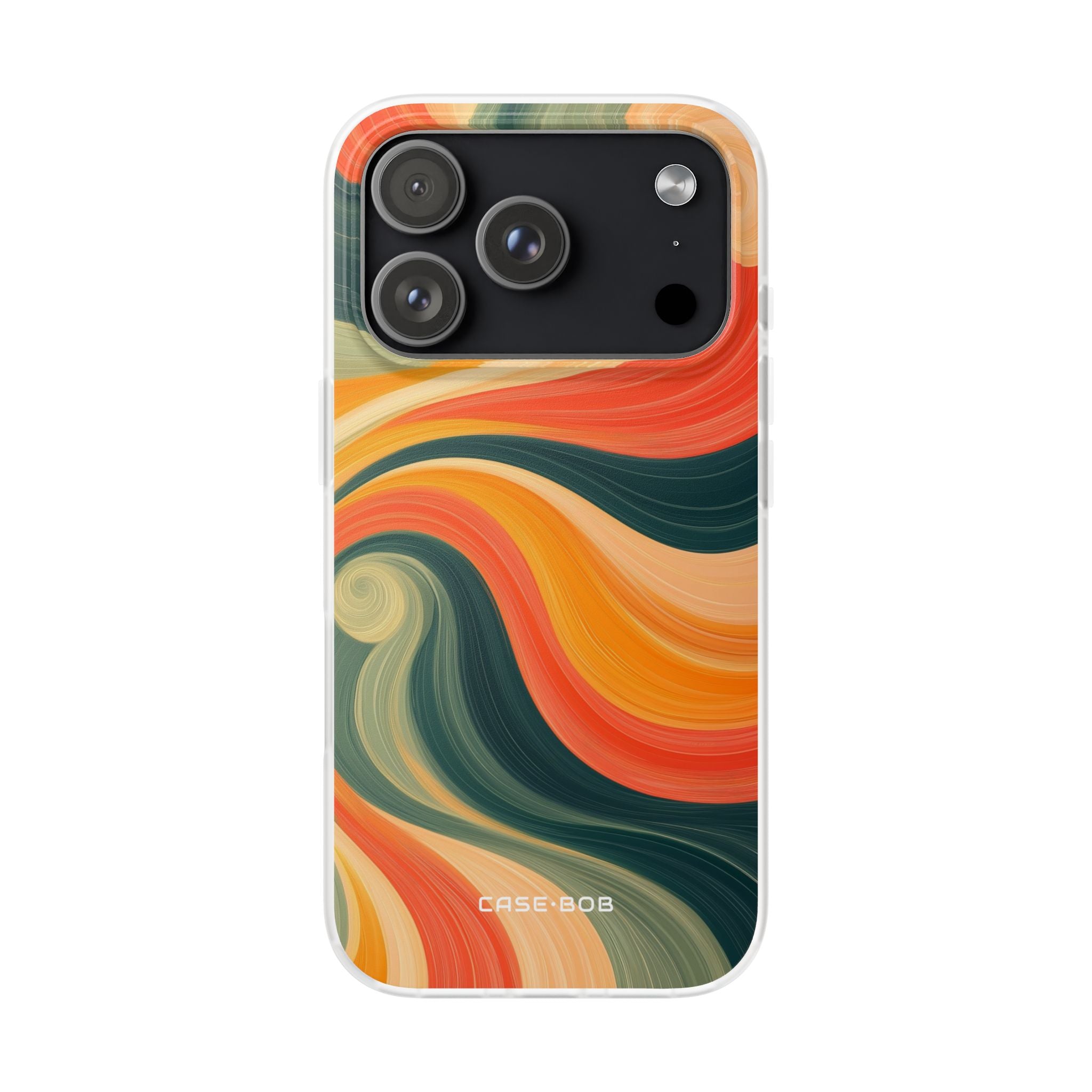 Swirling Ember iPhone 17 Pro Case - Soft - CASE•BOB