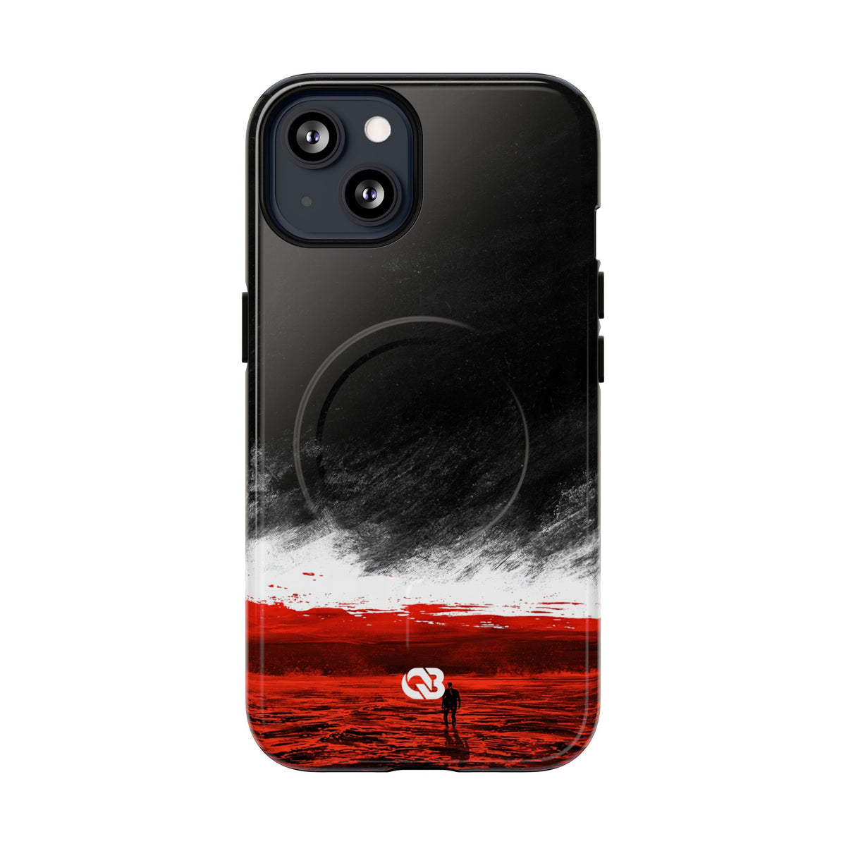 Crimson Void · Tough 2.0 Magnetic Phone Case for iPhone · Black