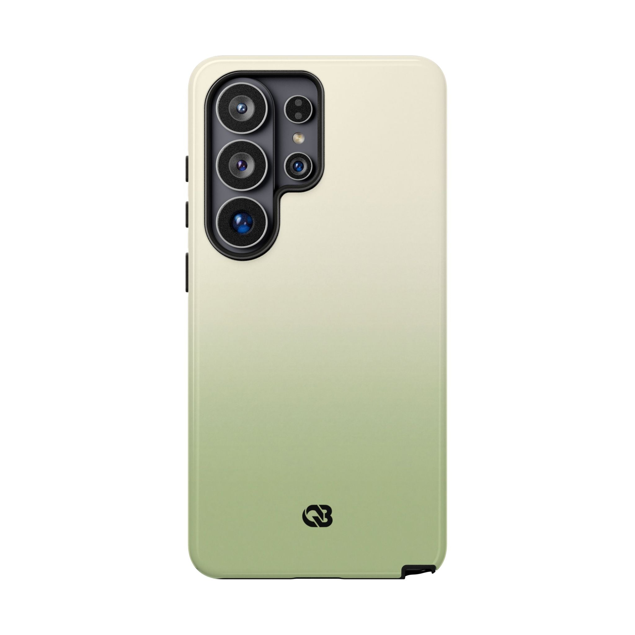 Green Tough Phone Case for Samsung - Bone Sage Fade