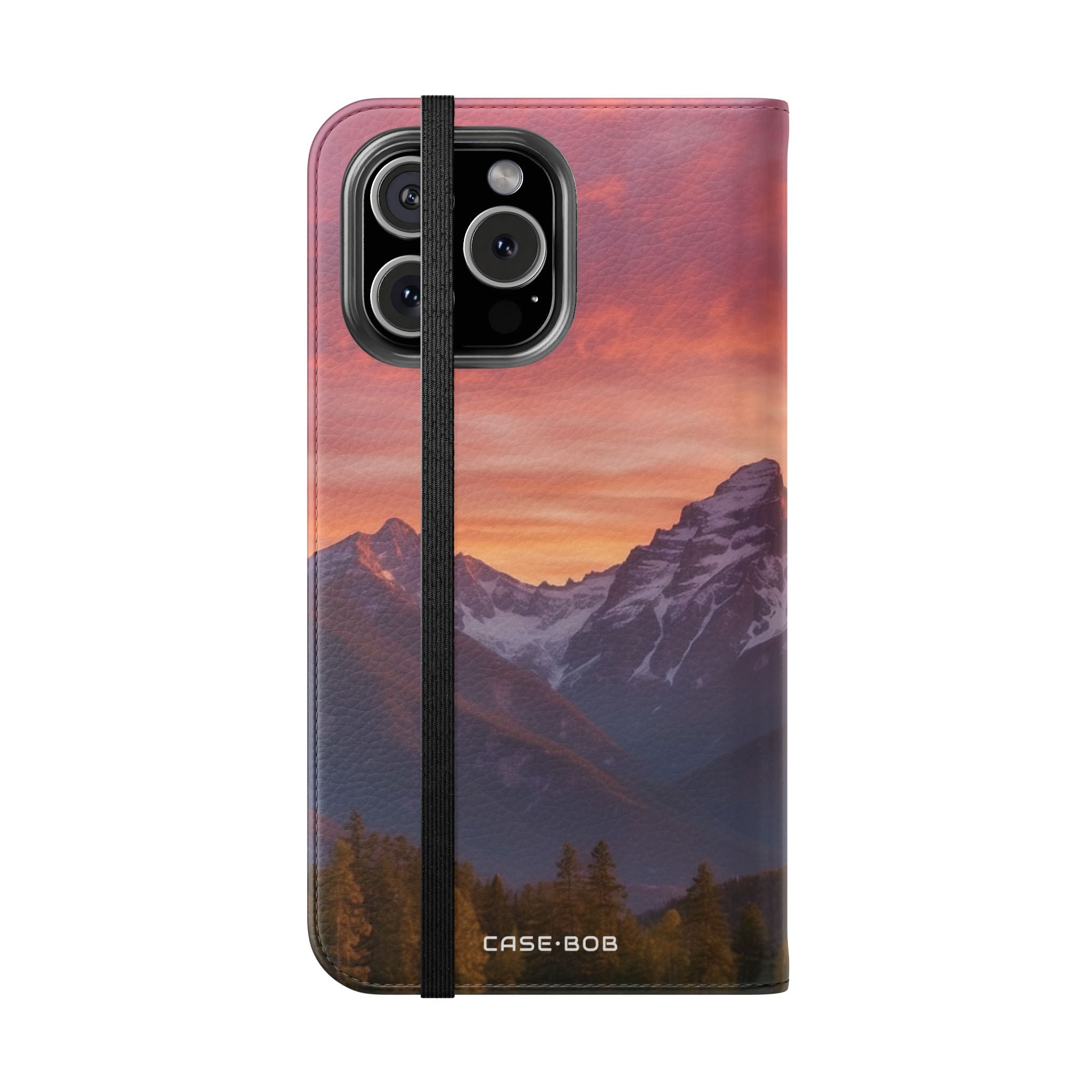 Mountain Bloom Twilight - iPhone 16 Max Case - Wallet