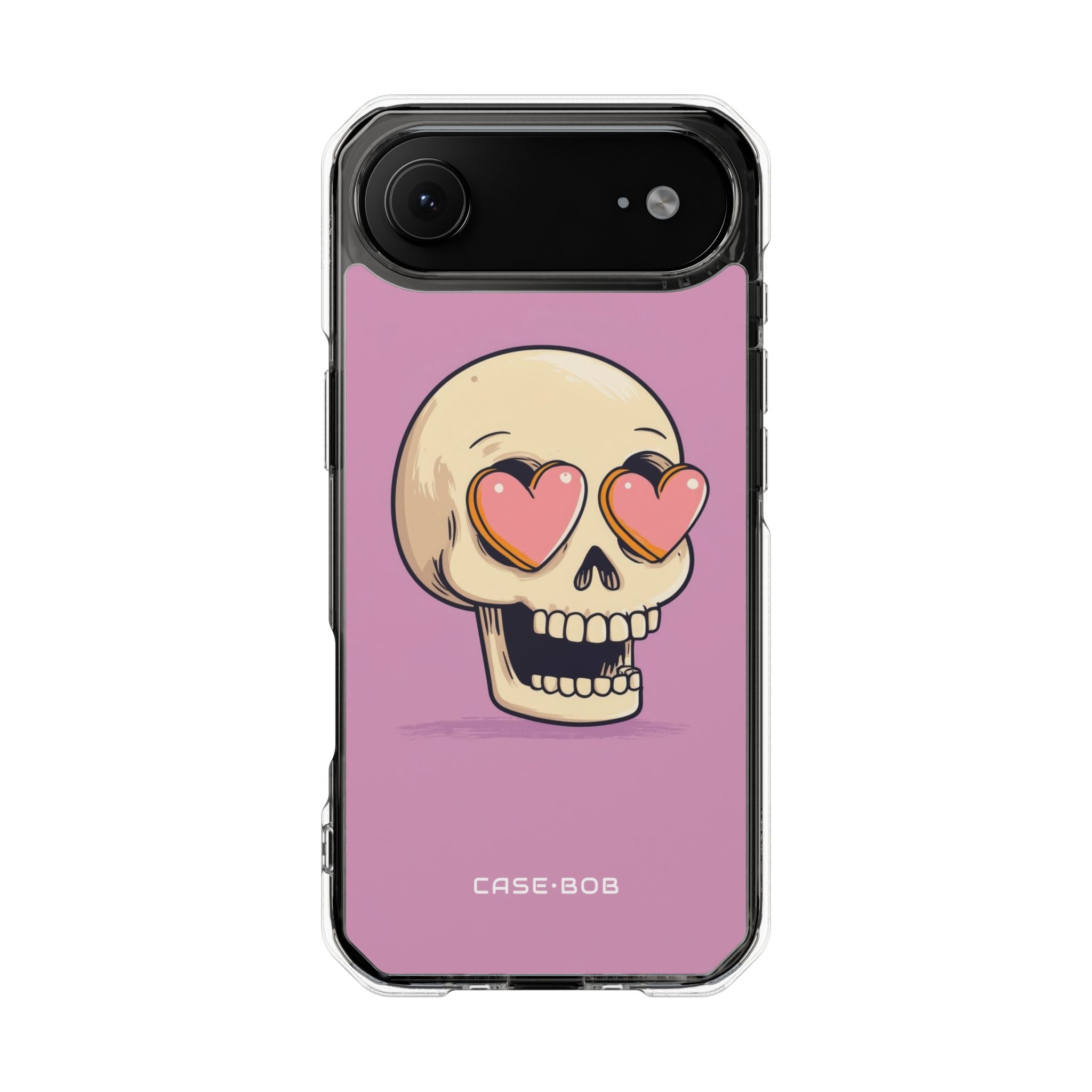 Heart Skull Glow iPhone 17 Air Case - Impact