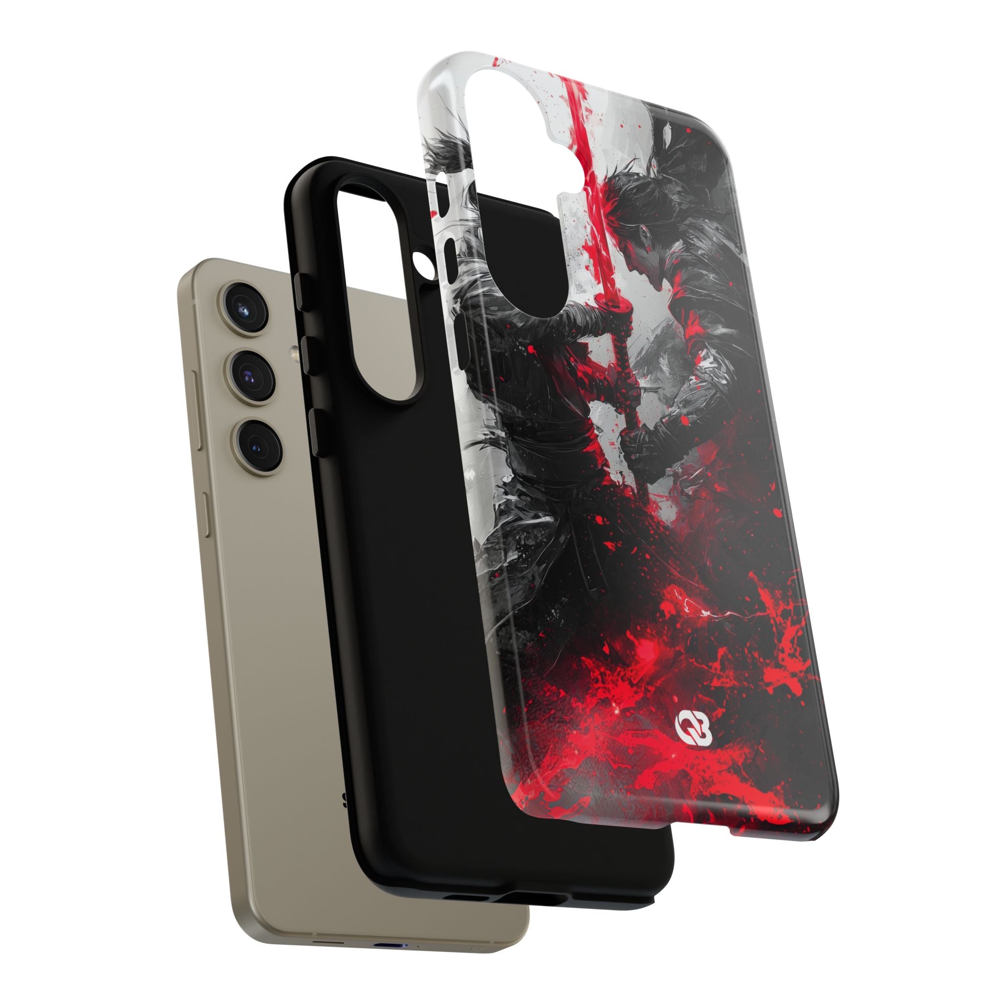 Shattered Crimson Duel · Tough Phone Case for Samsung