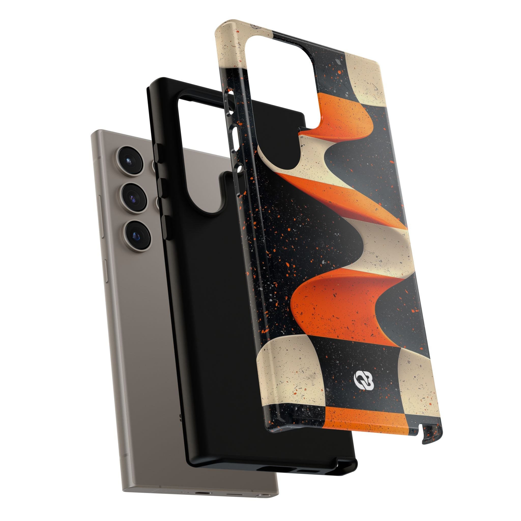 Orange Grit Twist · Tough Phone Case for Samsung