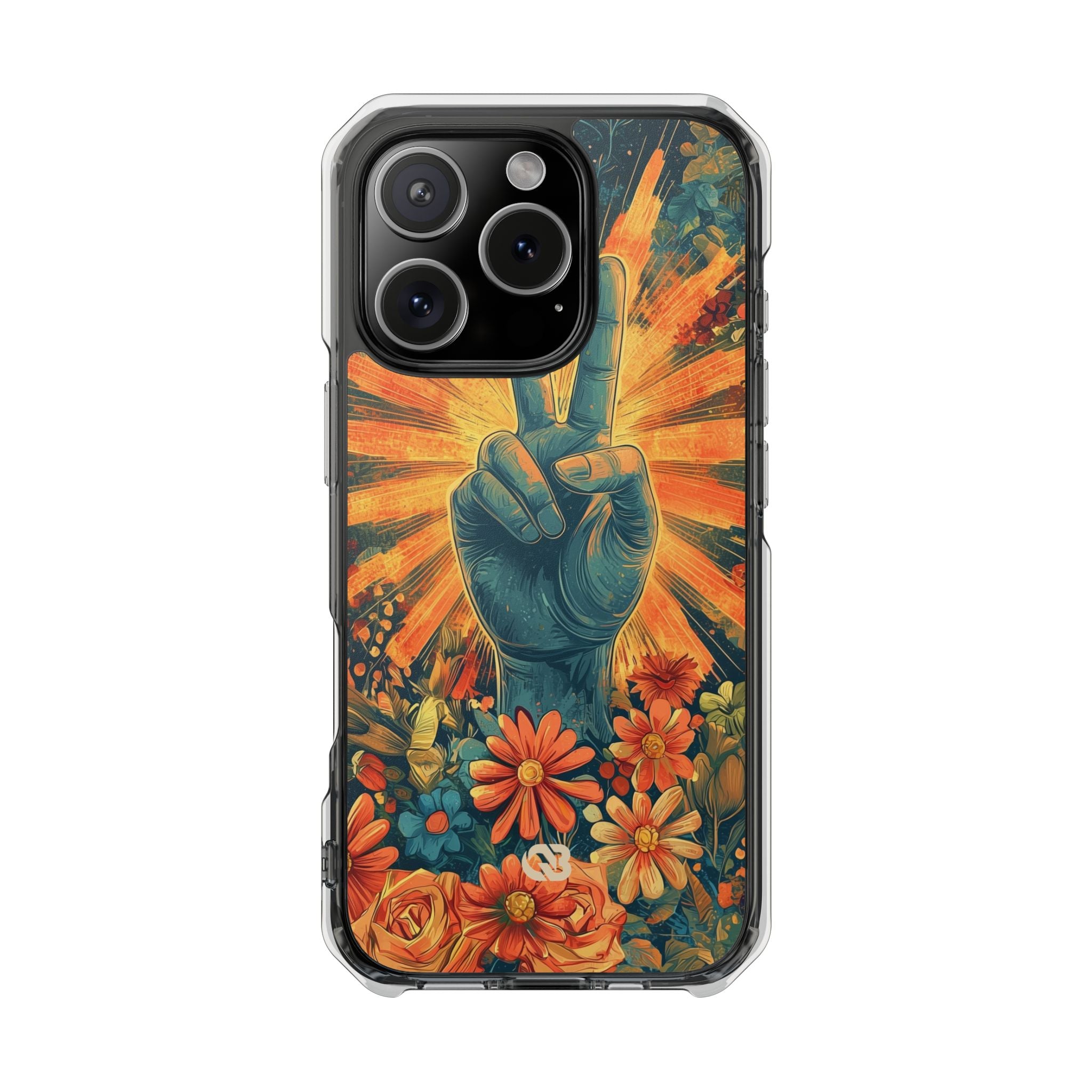 Radiant Peace Bloom · Impact etui na telefon dla iPhone · MagSafe