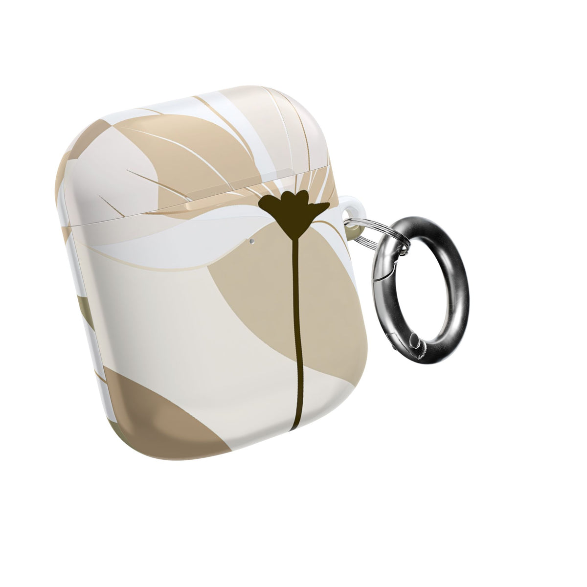 Soft Petal Bloom · Hard Case for AirPods & AirPods Pro · Beige
