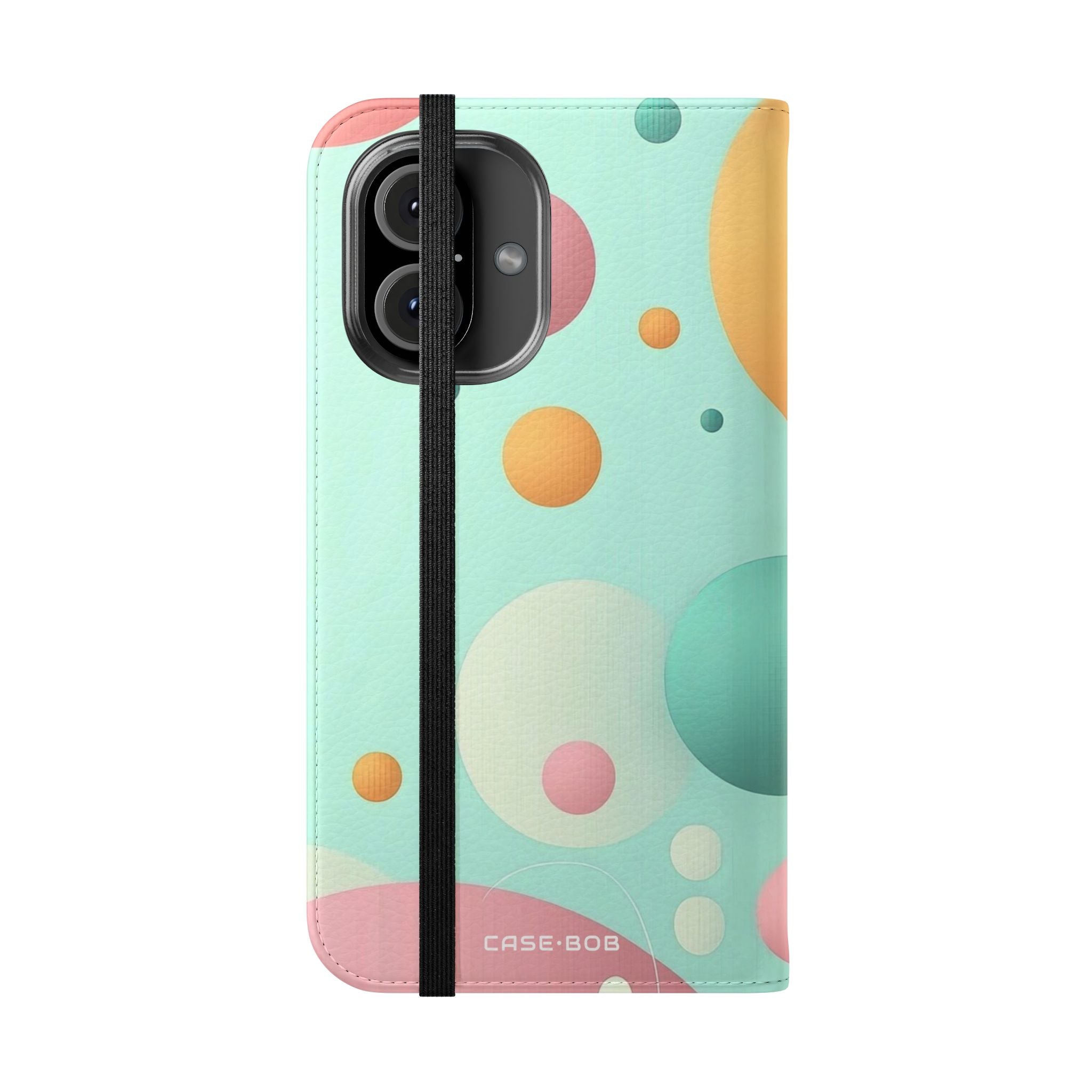 Pastel Circles Flow - iPhone 16 Case - Wallet