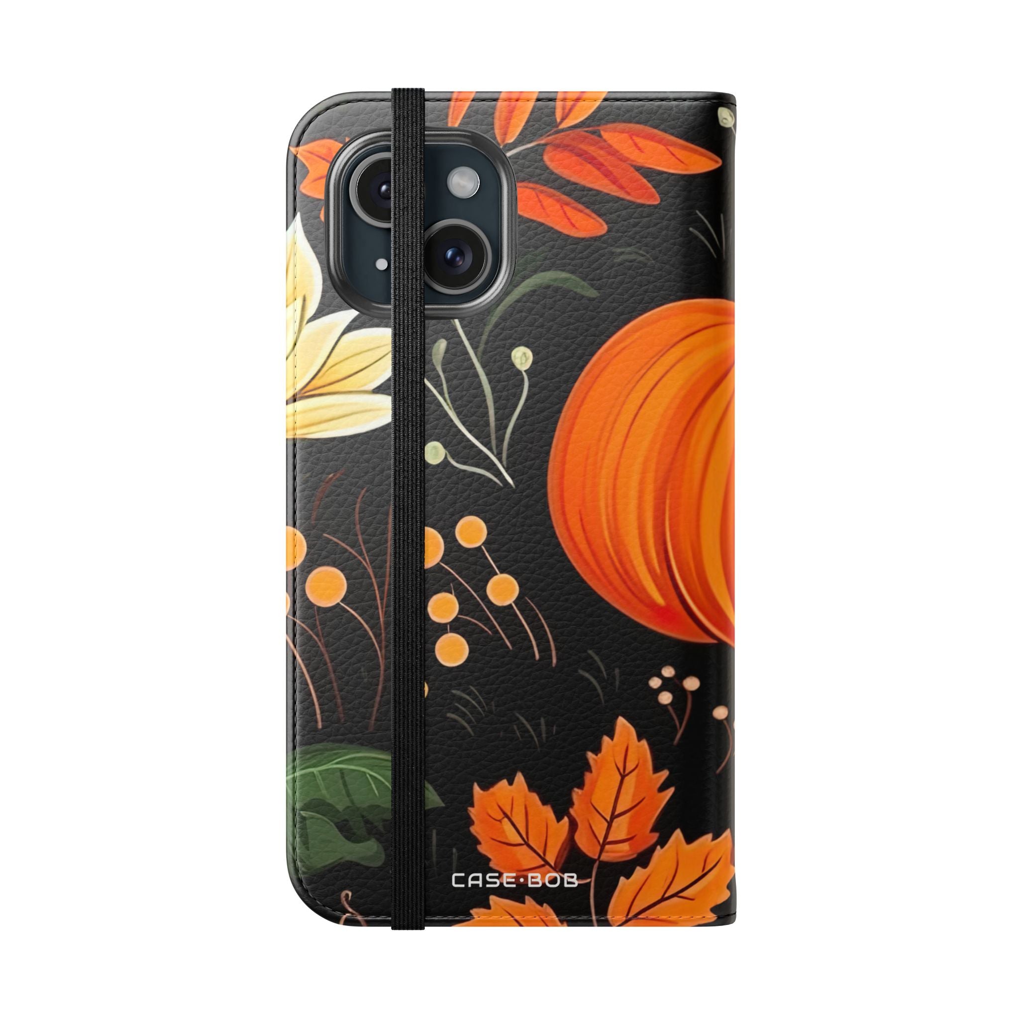 Pumpkin Glow - iPhone 15 Case - Wallet