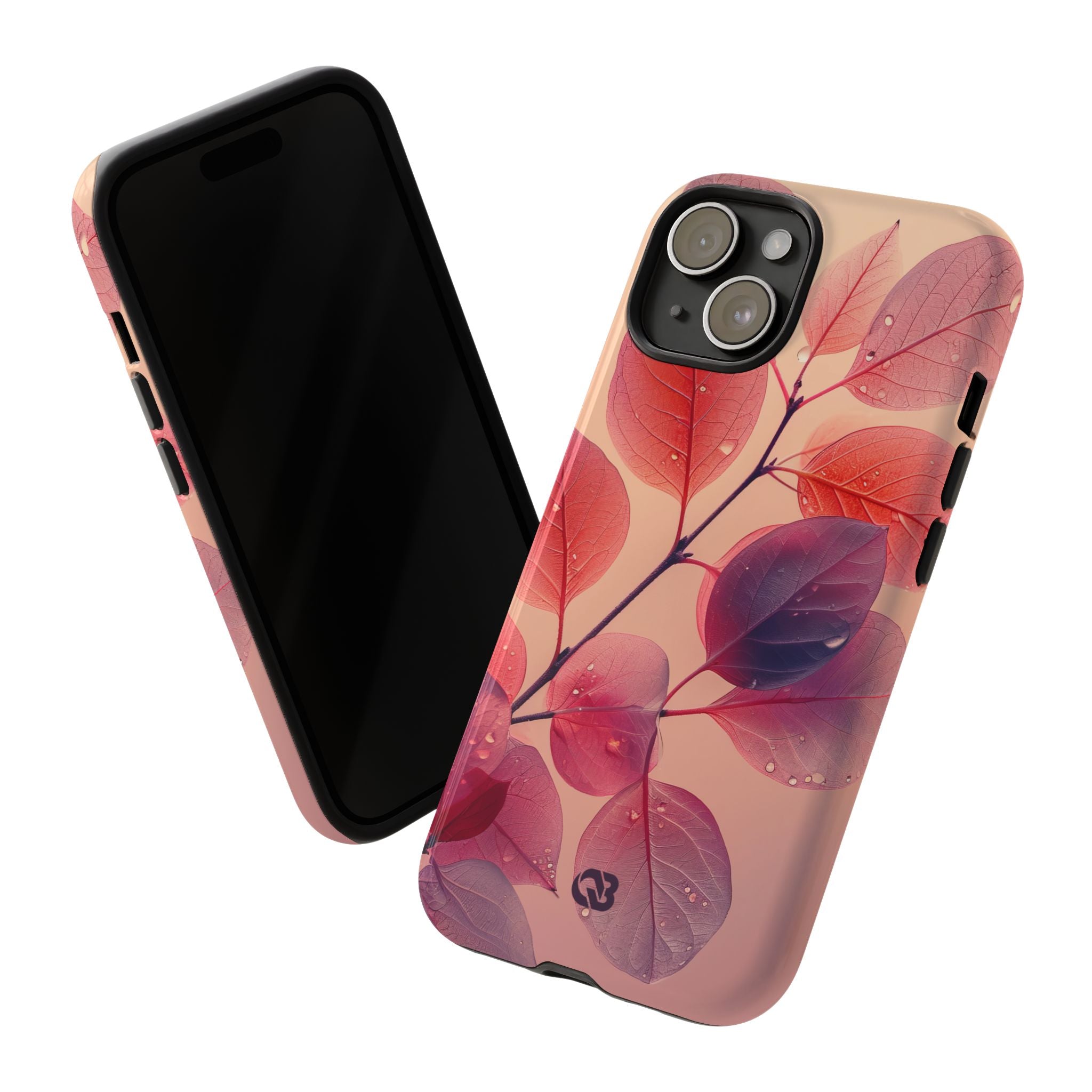 Dewy Magenta Foliage · Tough Phone Case for iPhone