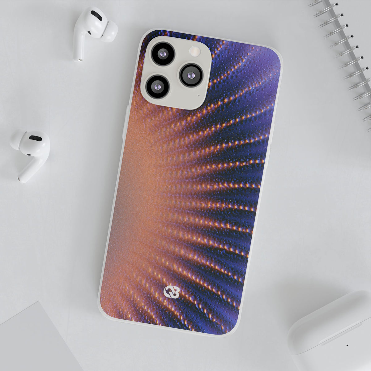 Luminous Aura Burst · Lite Phone Case for iPhone · Blue