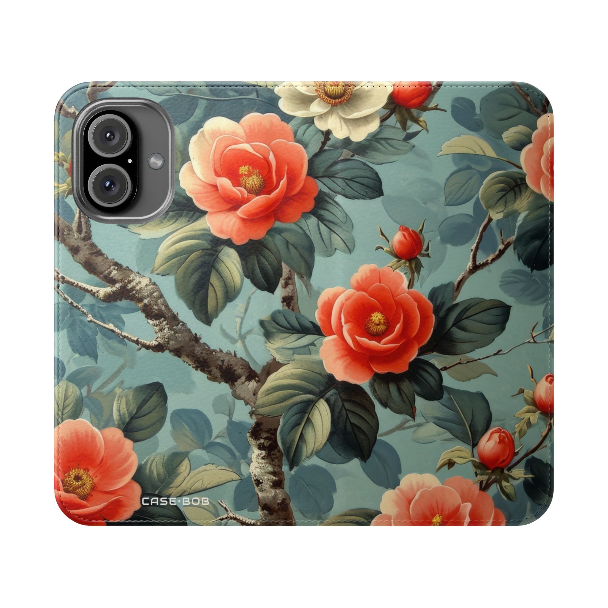 Pink Camellia - iPhone 16 Case - Wallet