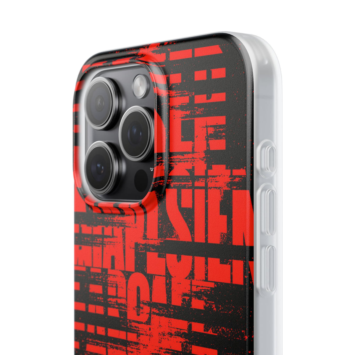 Crimson Redaction · Lite Phone Case for iPhone · Black