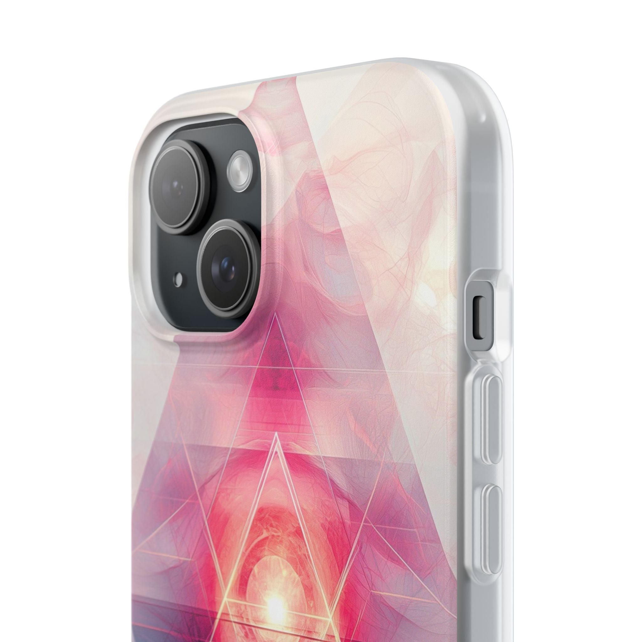 Diamond Glow iPhone 15 Skal - Mjuk