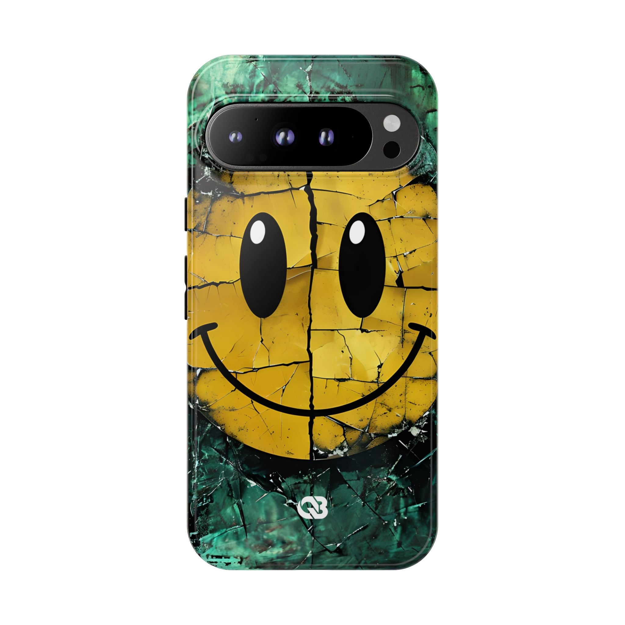 Fractured Yellow Grin · Tough Phone Case for Google Pixel