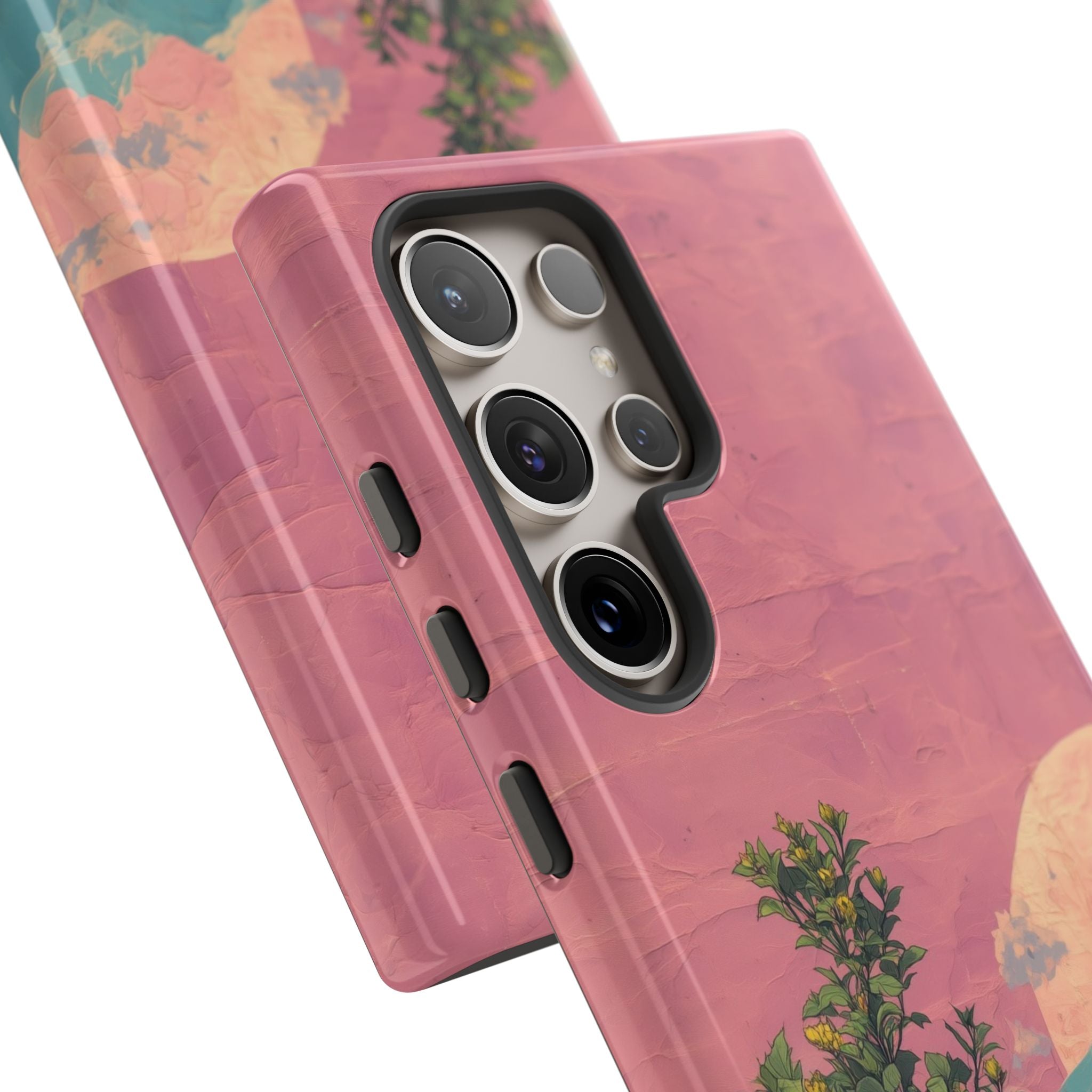 Lunare Pastellblüte · Tough Handyhülle für Samsung