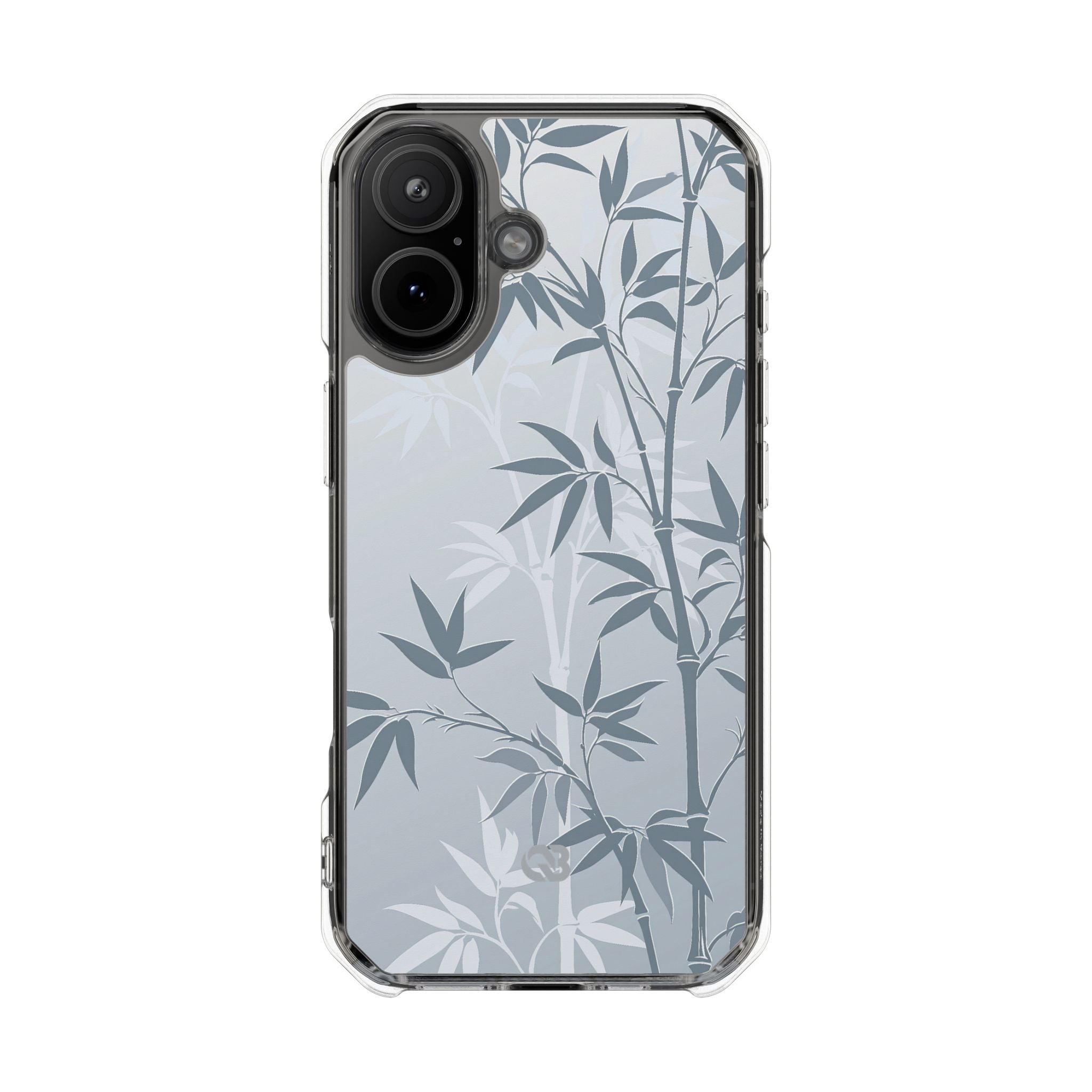 Blue Impact MagSafe Phone Case for iPhone - Slate Bamboo Shadow