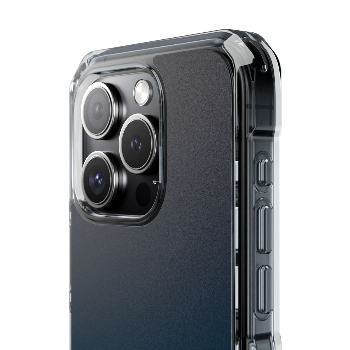 Abyssal Midnight · Clear Impact Magnetic Phone Case for iPhone · Blue