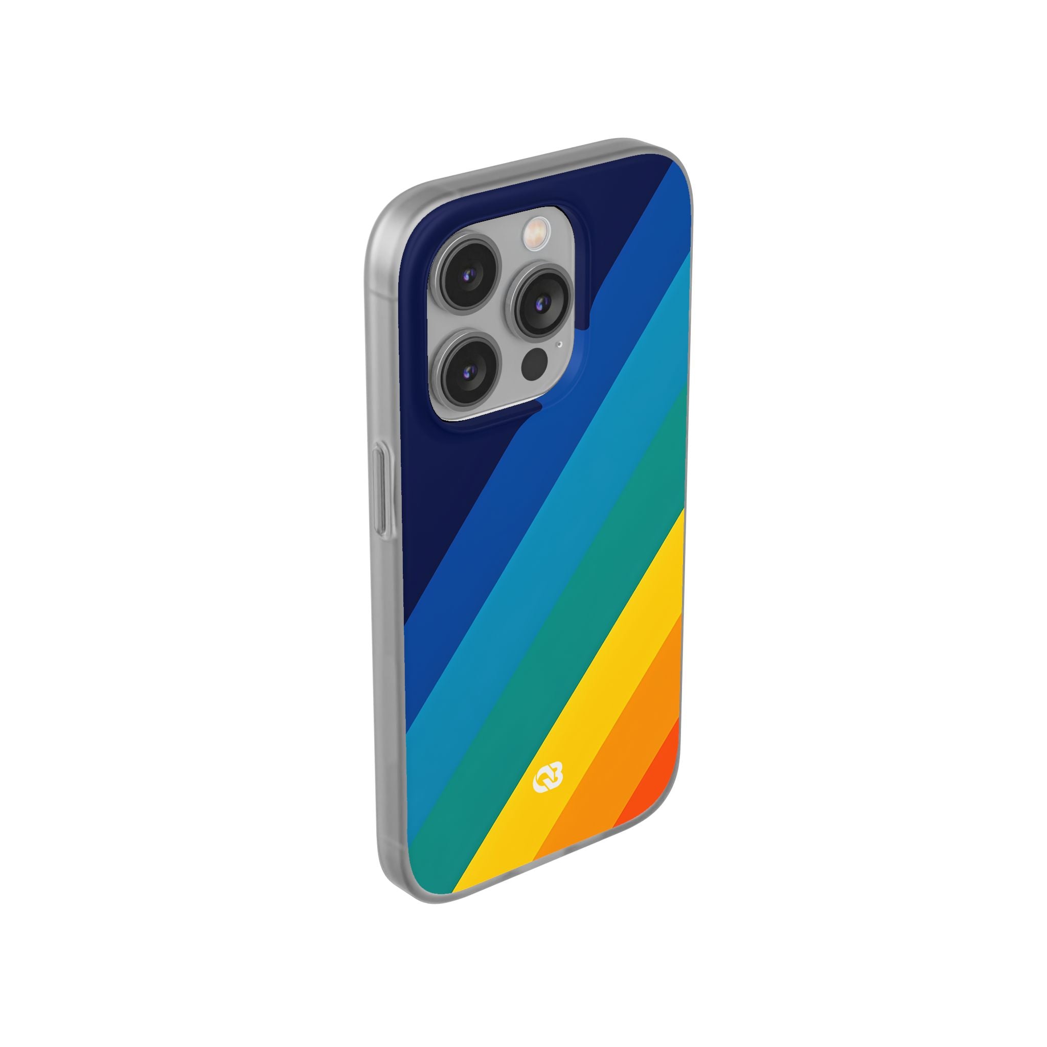 Prismatic Slant · Soft Phone Case for iPhone